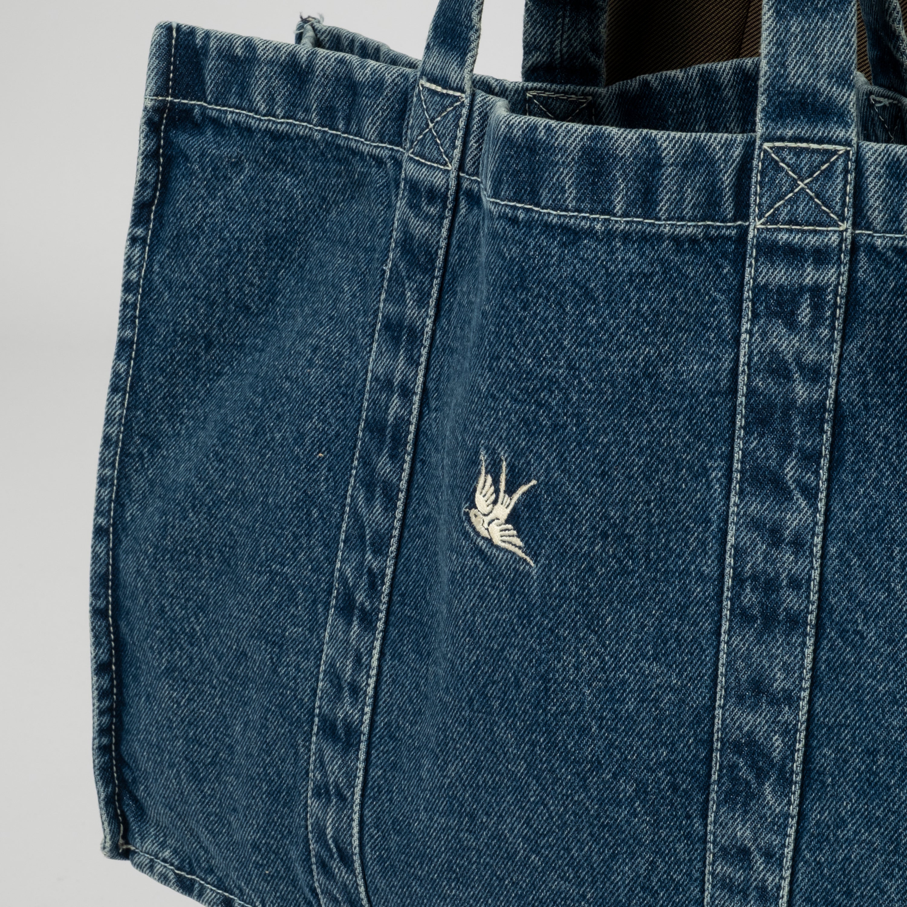 [RHODOLIRION] LESSON TOTE DENIM _ INDIGO