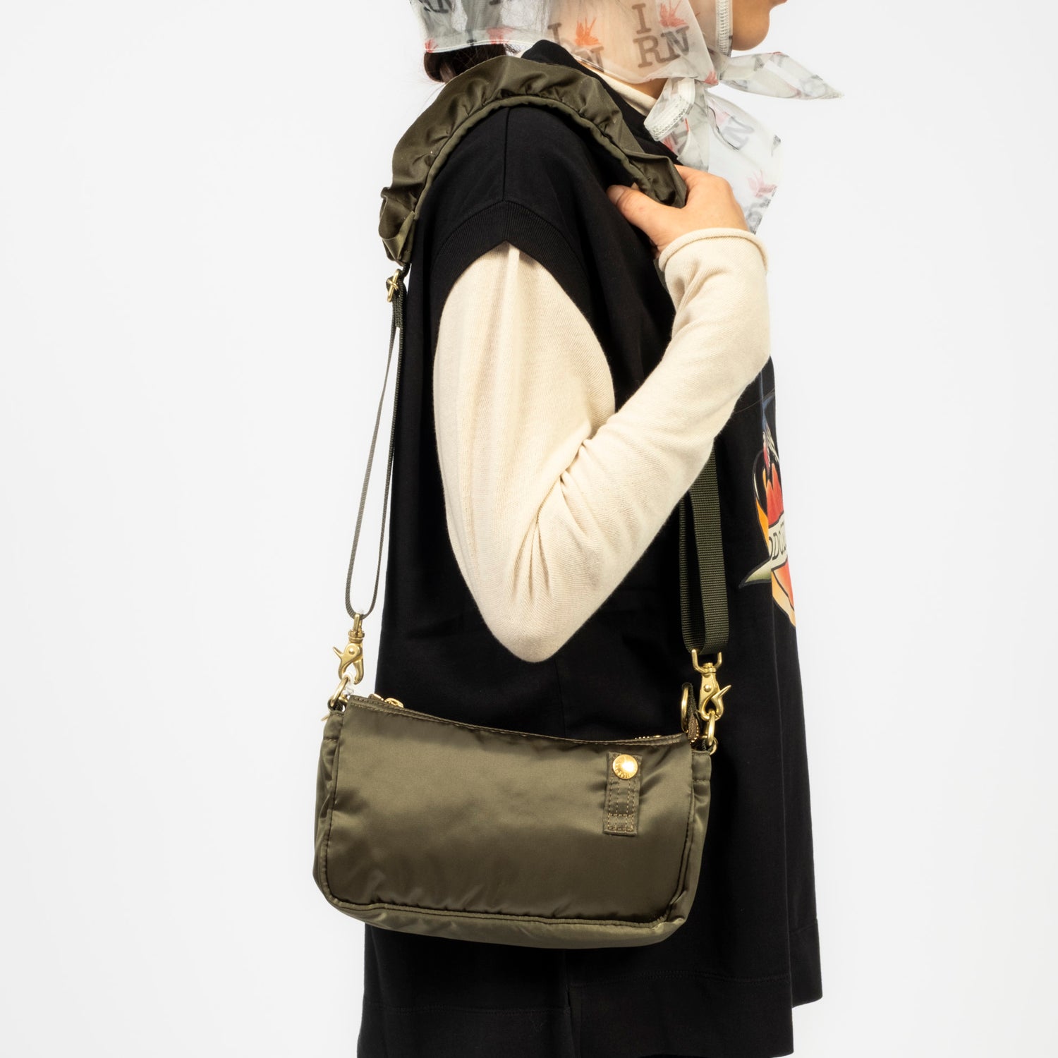 [RHODOLIRION] VARIATION POCHETTE _ OLIVE
