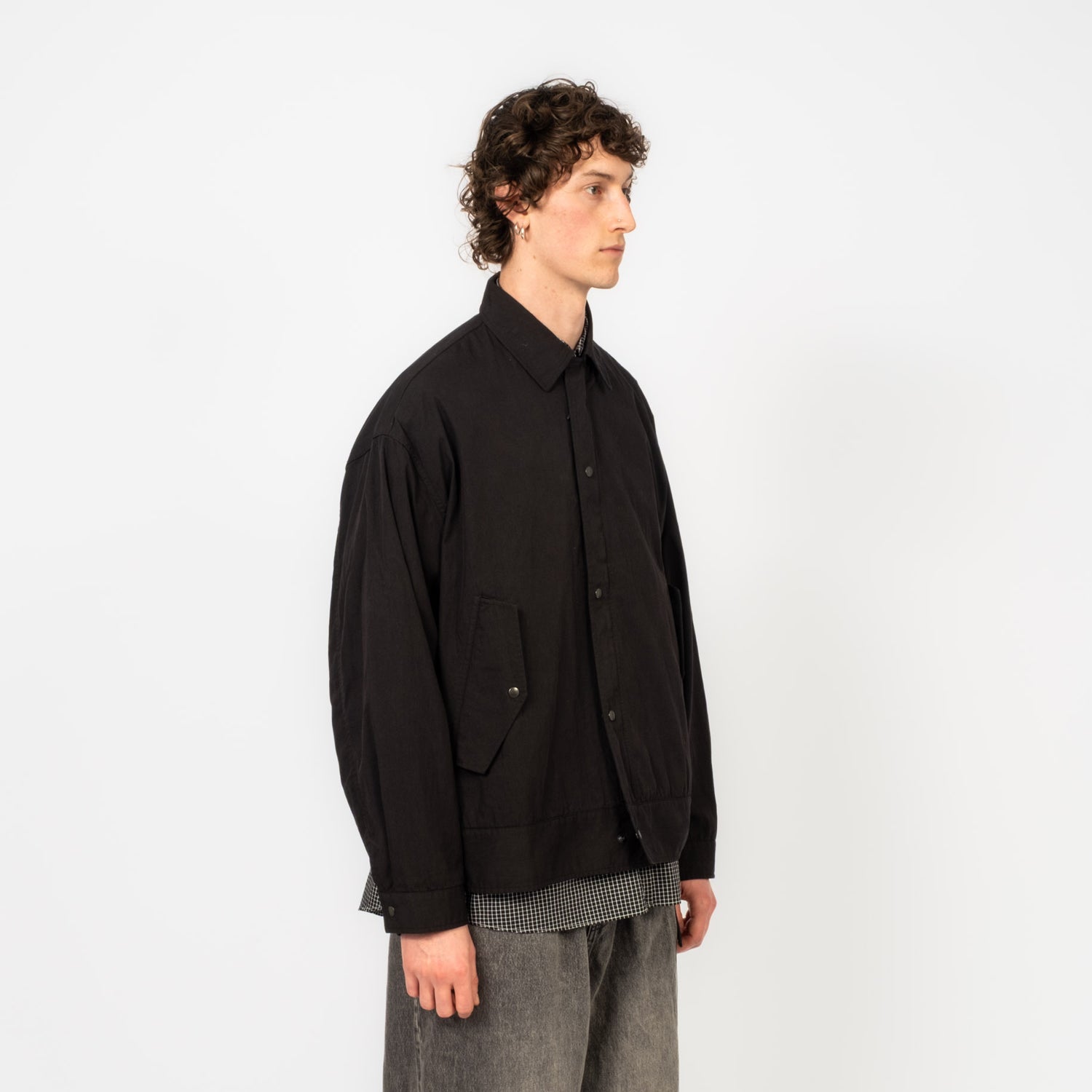 [MOIF] NAVAL WORKING JACKET _ BLACK