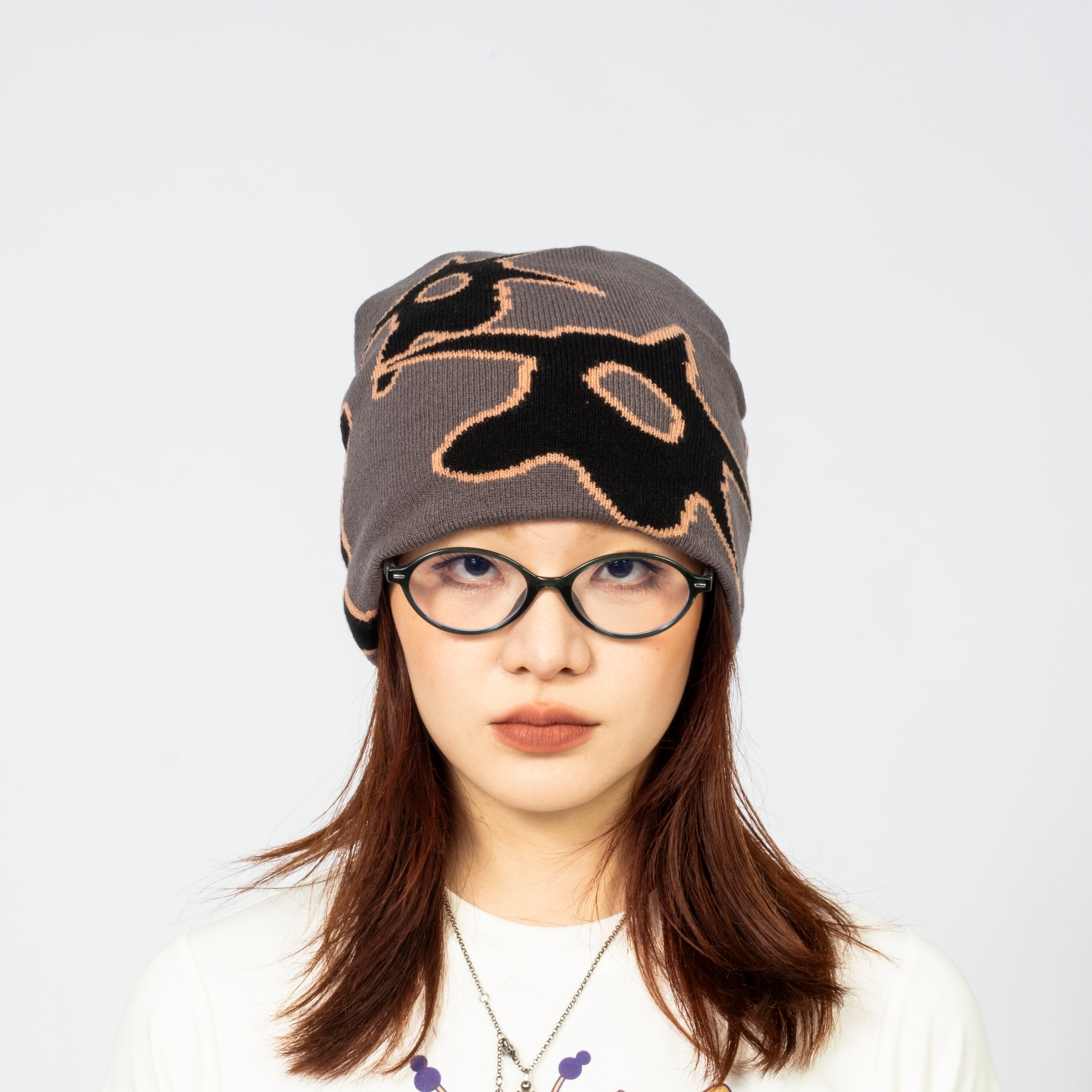 [PAM] URCHIN BEANIE _ GREY
