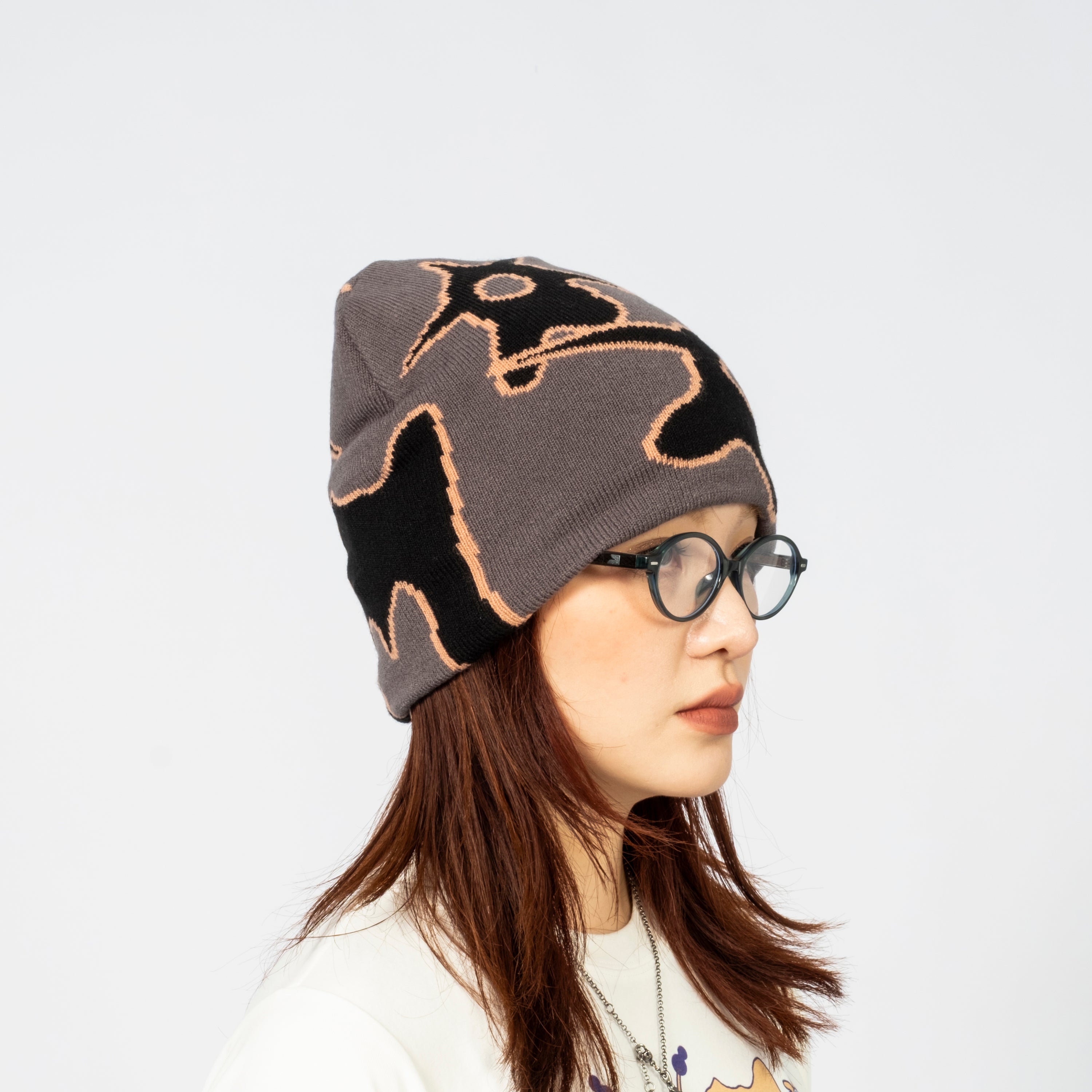 [PAM] URCHIN BEANIE _ GREY