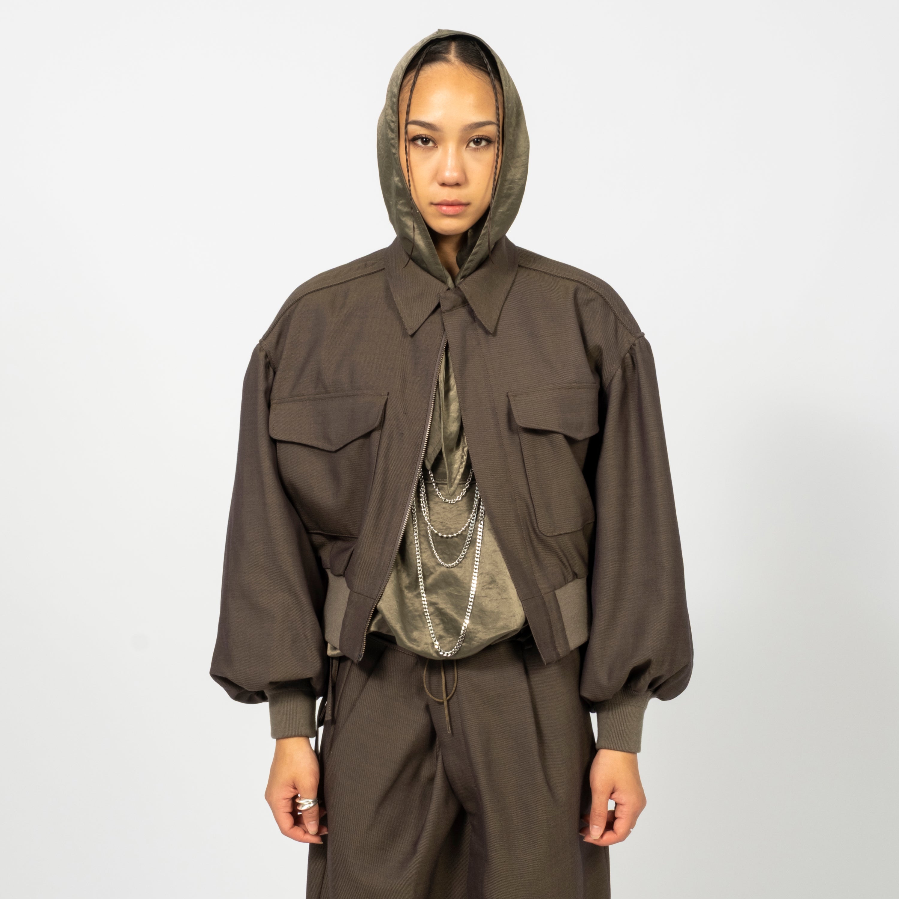 [RHODOLIRION] A-2 TYPE JACKET _ OLIVE