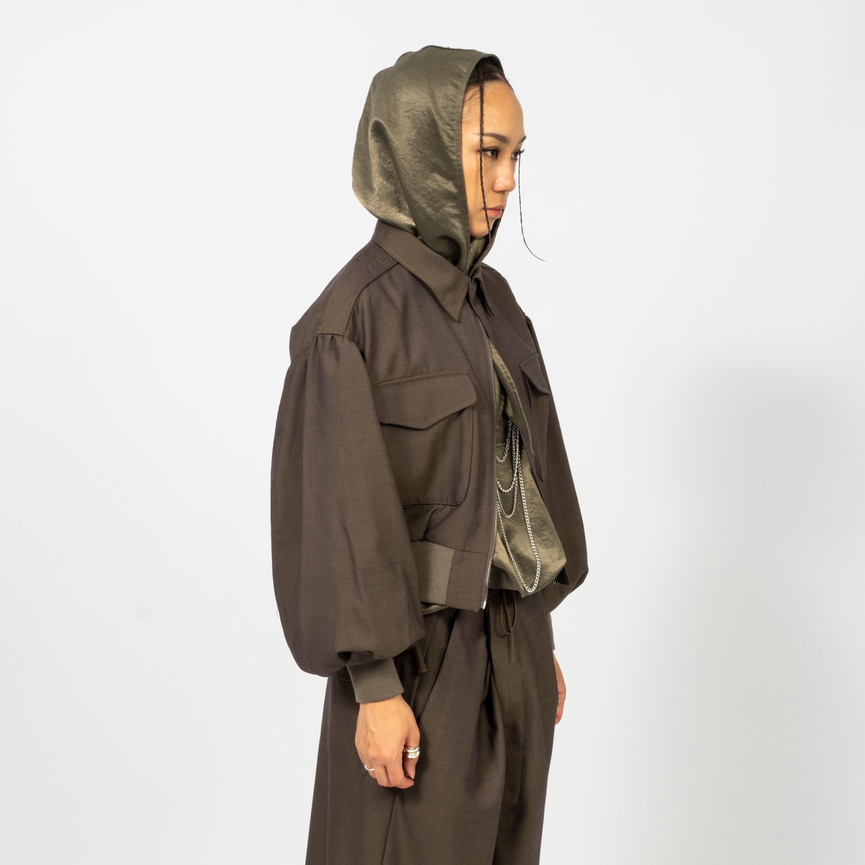 [RHODOLIRION] A-2 TYPE JACKET _ OLIVE