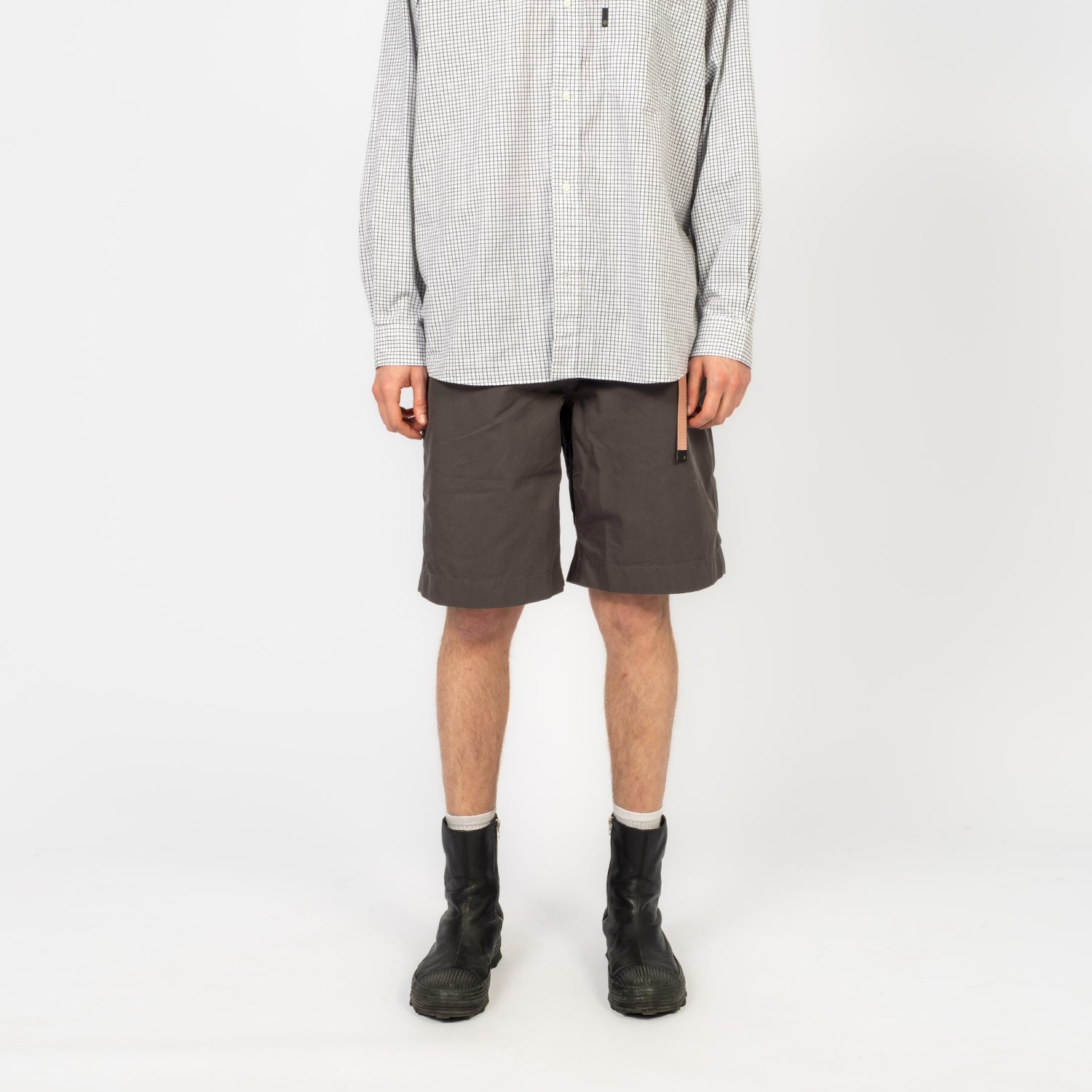 [MOIF] COMFY SKATER SHORTS _ CHARCOAL