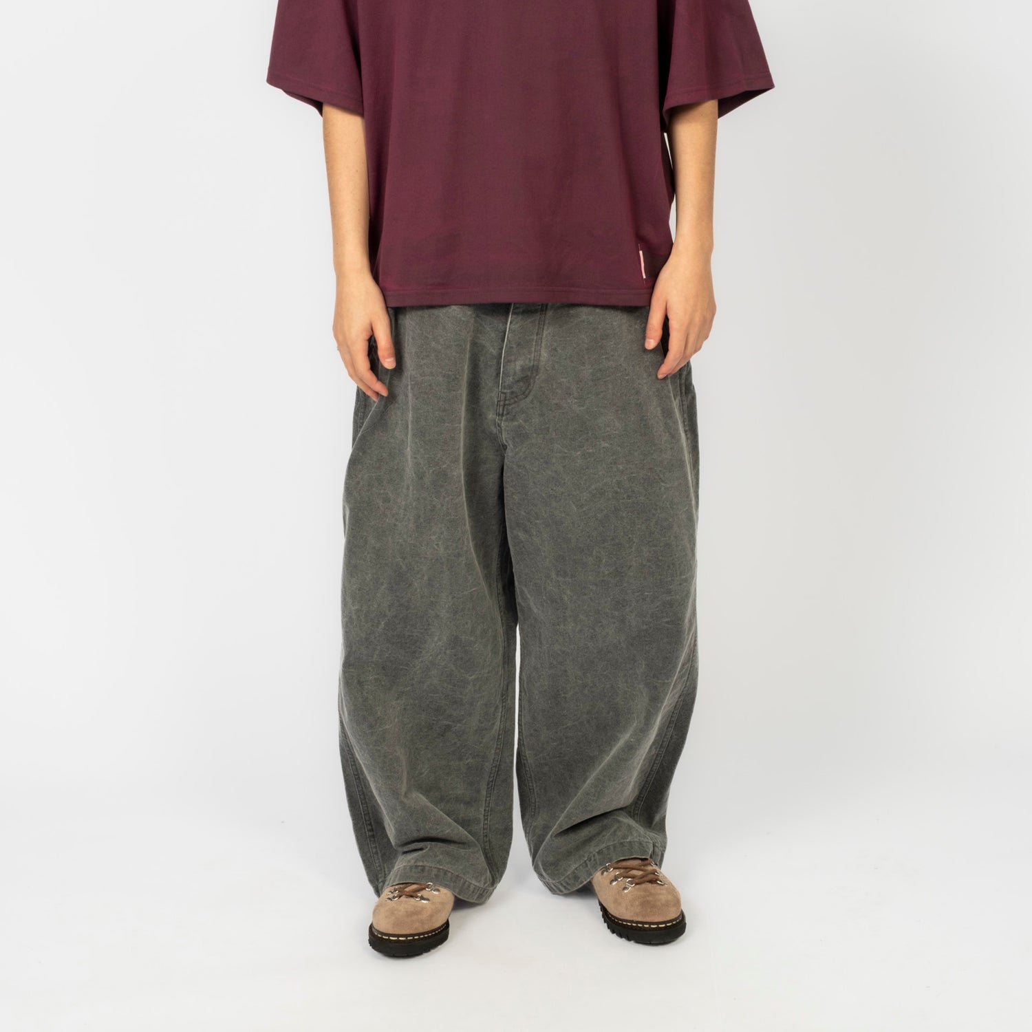 [REFOMED] REPT-059 FRESH MAN DUCK WIDE PANTS _ GREY