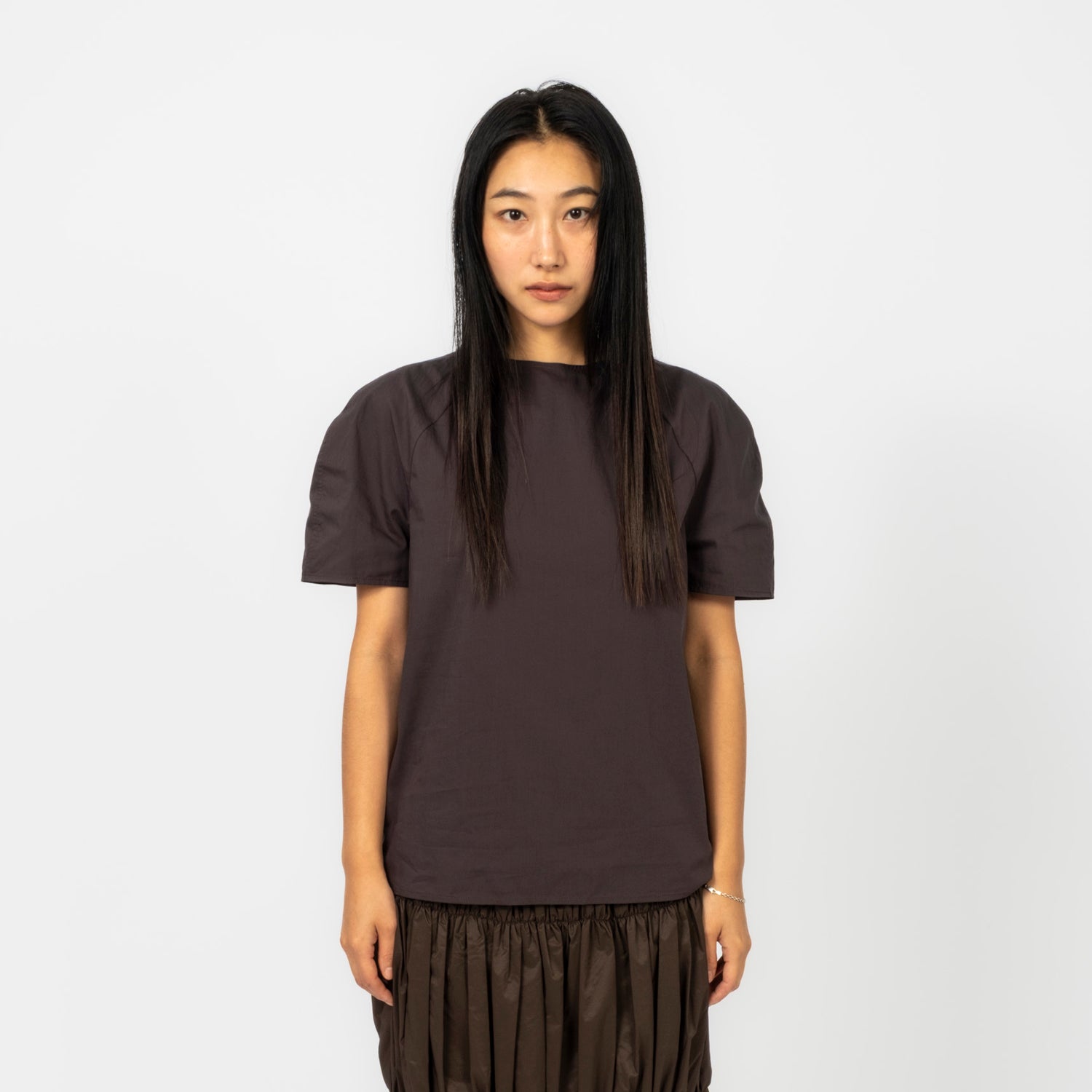 [AMOMENTO] RAGLAN TOP _ CHARCOAL