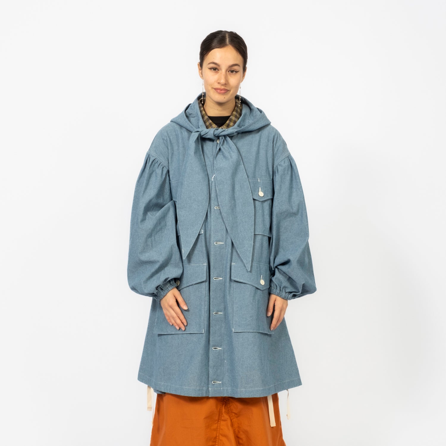 [TACTI] HOODED FIELD DRESS _ LIGHT BLUE