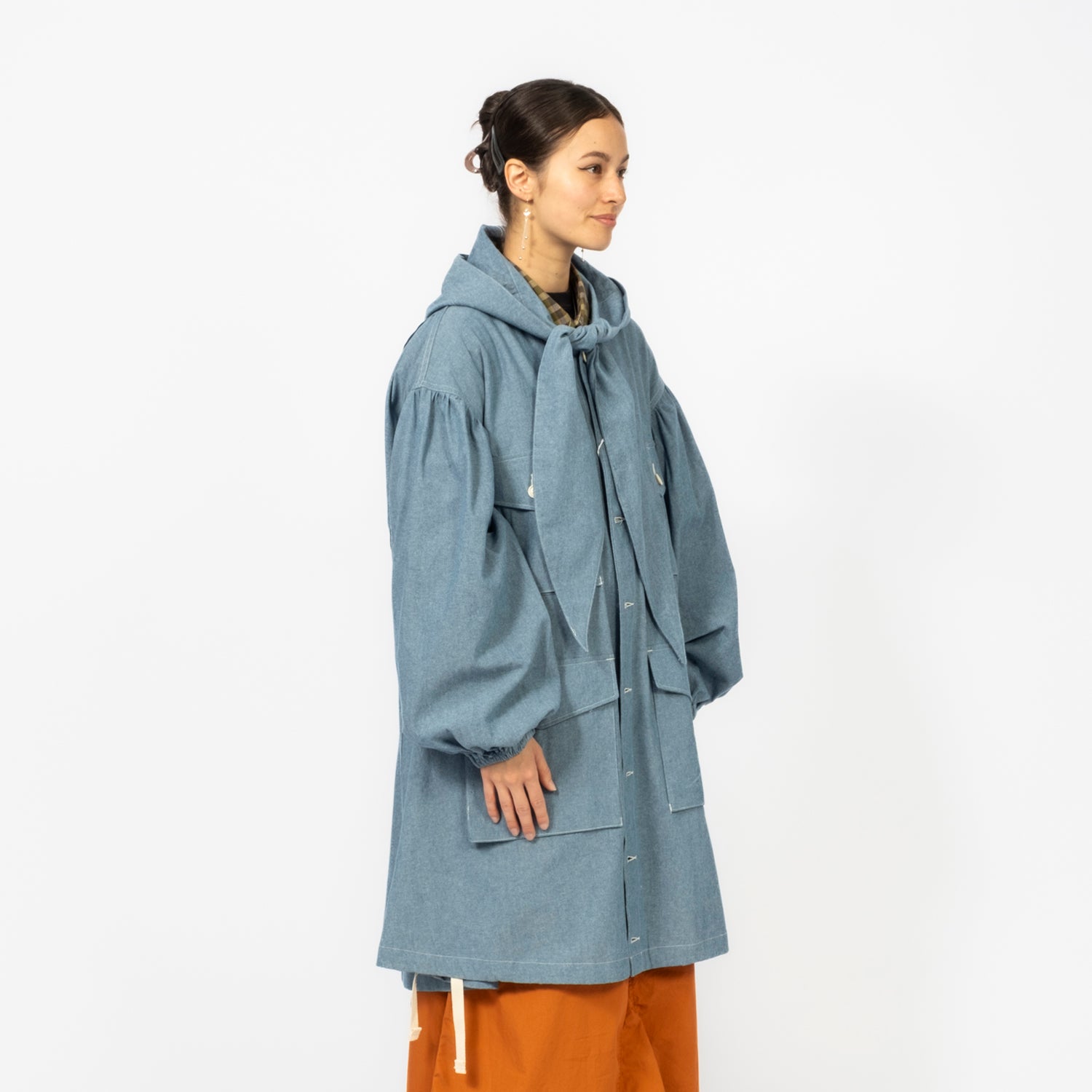 [TACTI] HOODED FIELD DRESS _ LIGHT BLUE