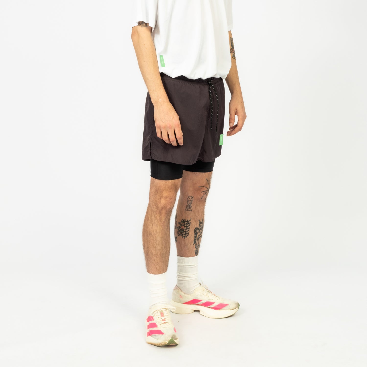 [DISTRICT VISION] ULTRALIGHT NYLON TRAIL SHORTS _ NIGHTSHADE/BLACK