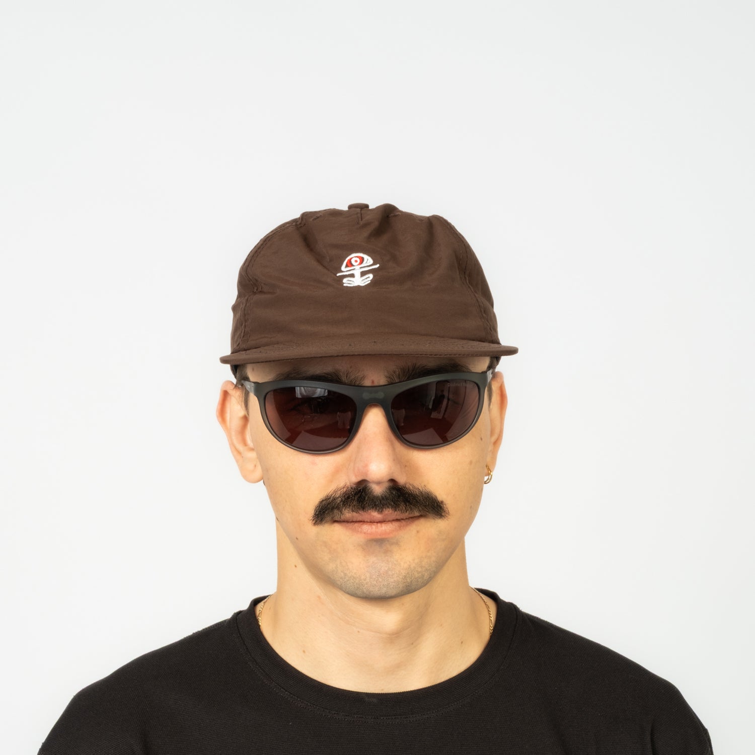 [DISTRICT VISION] 5 PANEL NYLON HAT _ CHAKRA BROWN