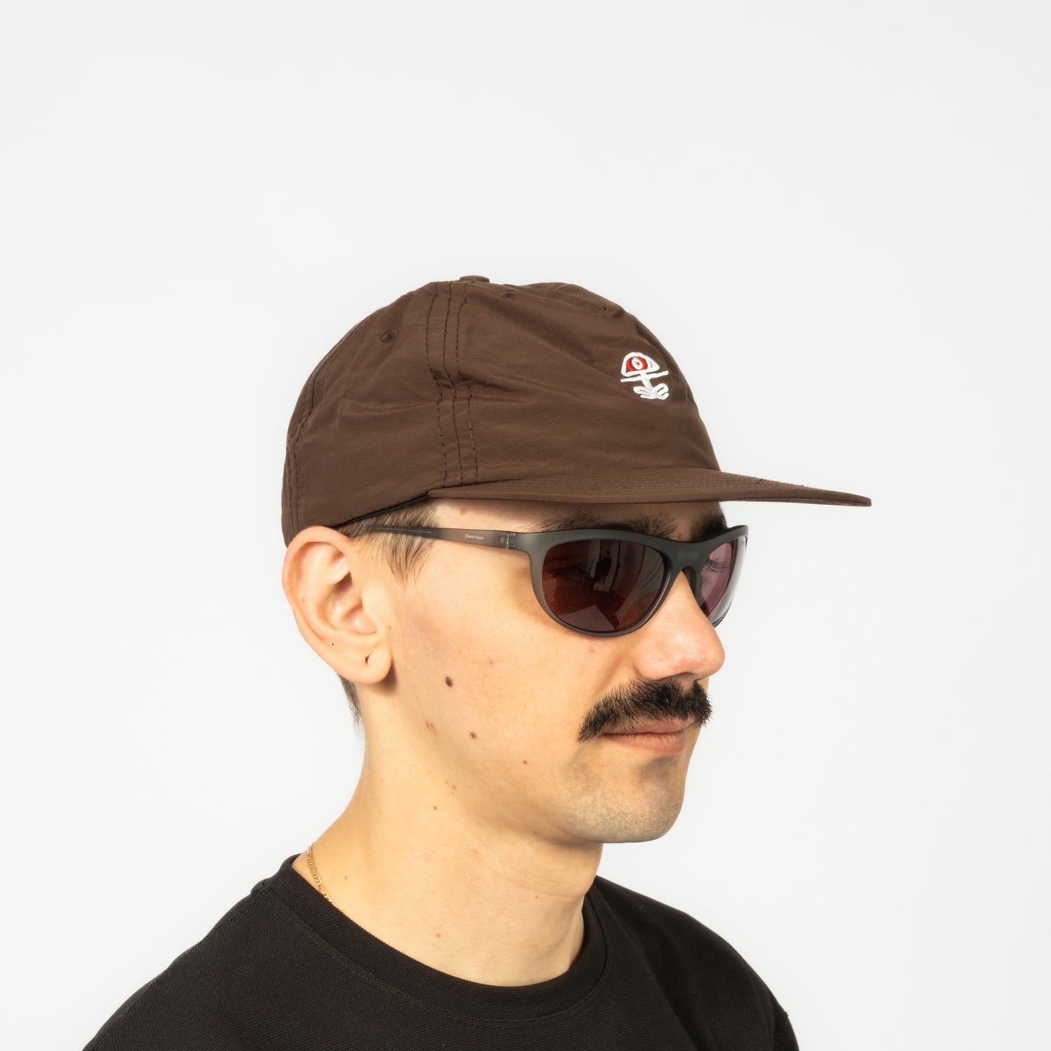 [DISTRICT VISION] 5 PANEL NYLON HAT _ CHAKRA BROWN