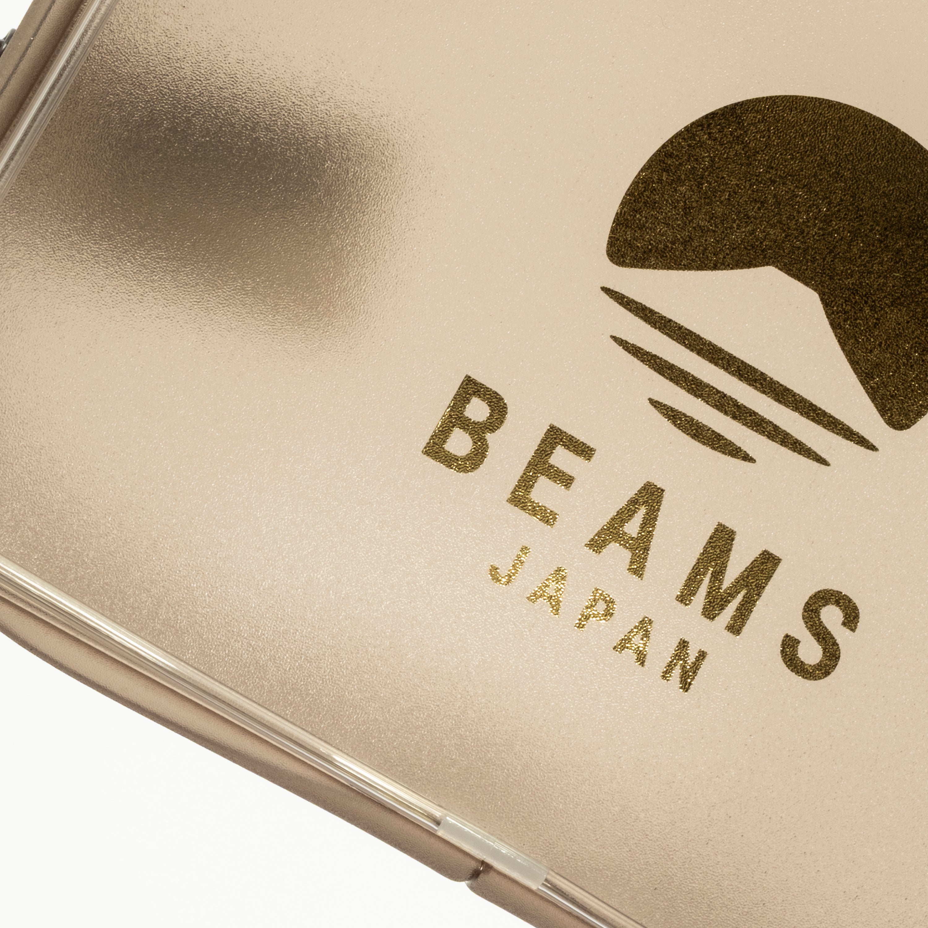 [BEAMS JAPAN x MISTY LAYER] LOGO POUCH L _ BROWN