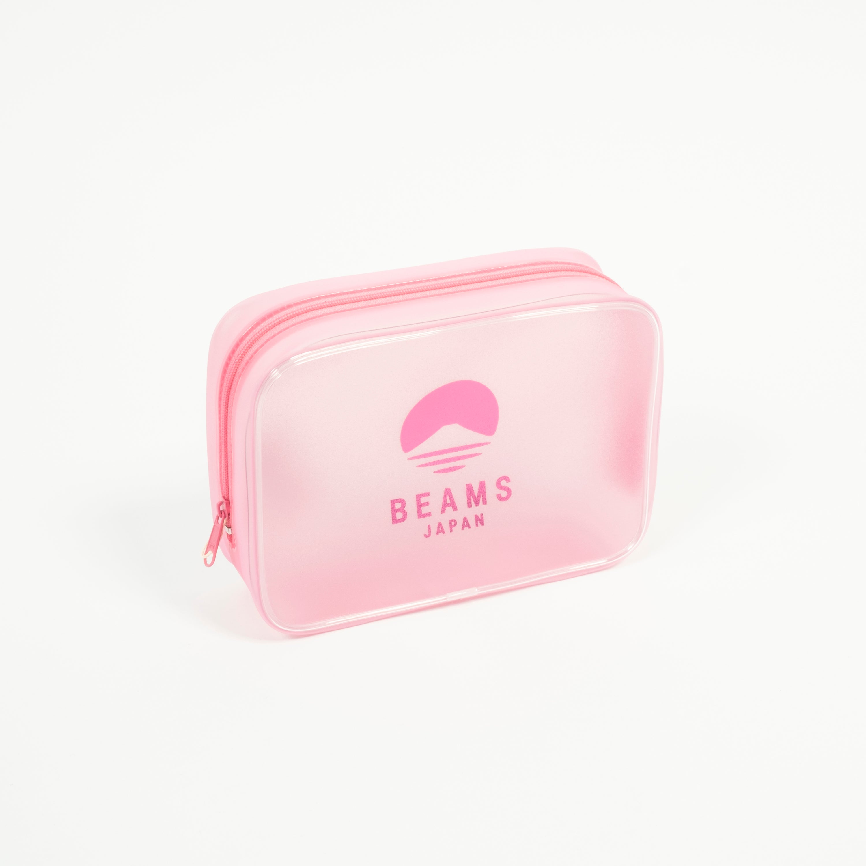 [BEAMS JAPAN x MISTY LAYER] LOGO POUCH L _ PINK