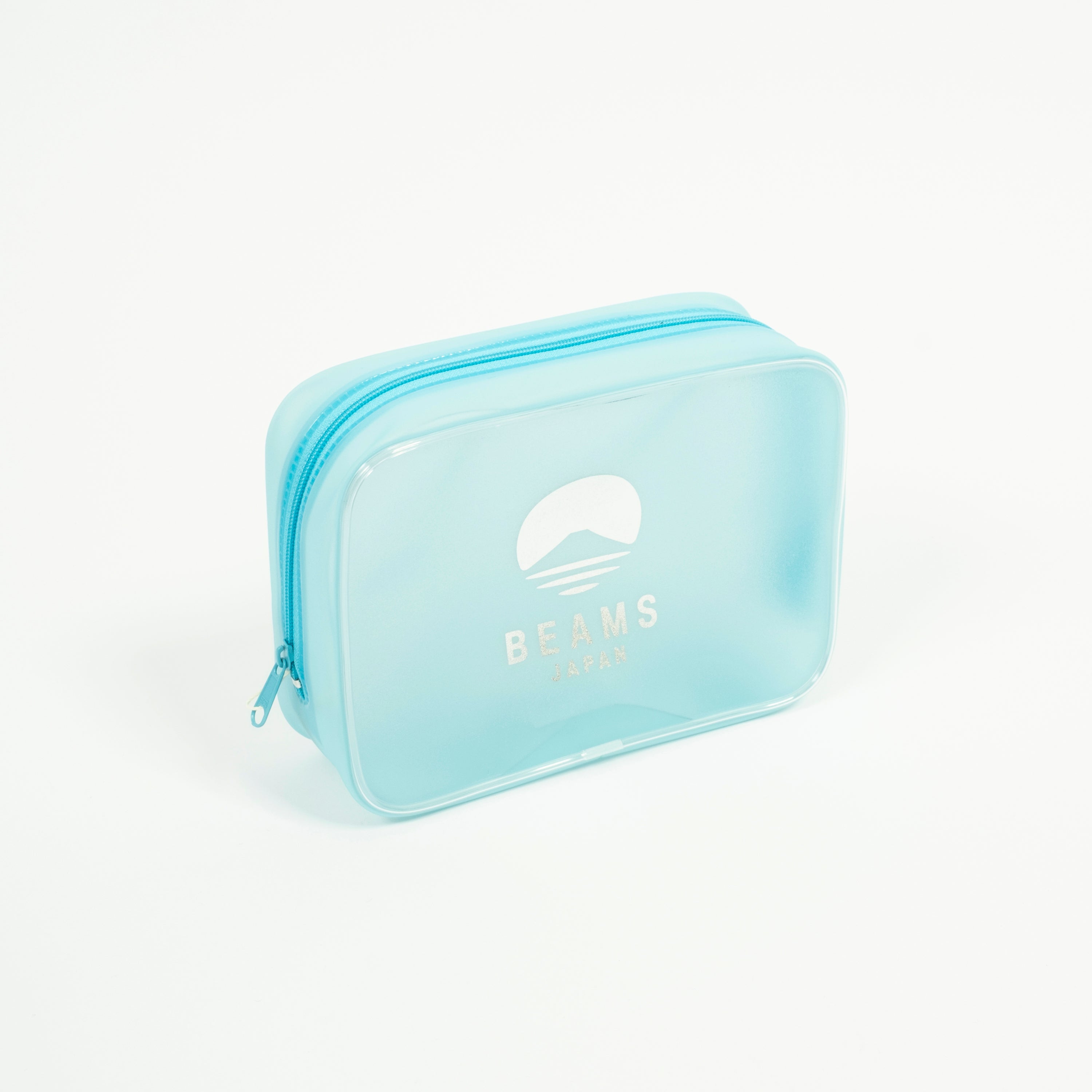 [BEAMS JAPAN x MISTY LAYER] LOGO POUCH L _ BLUE