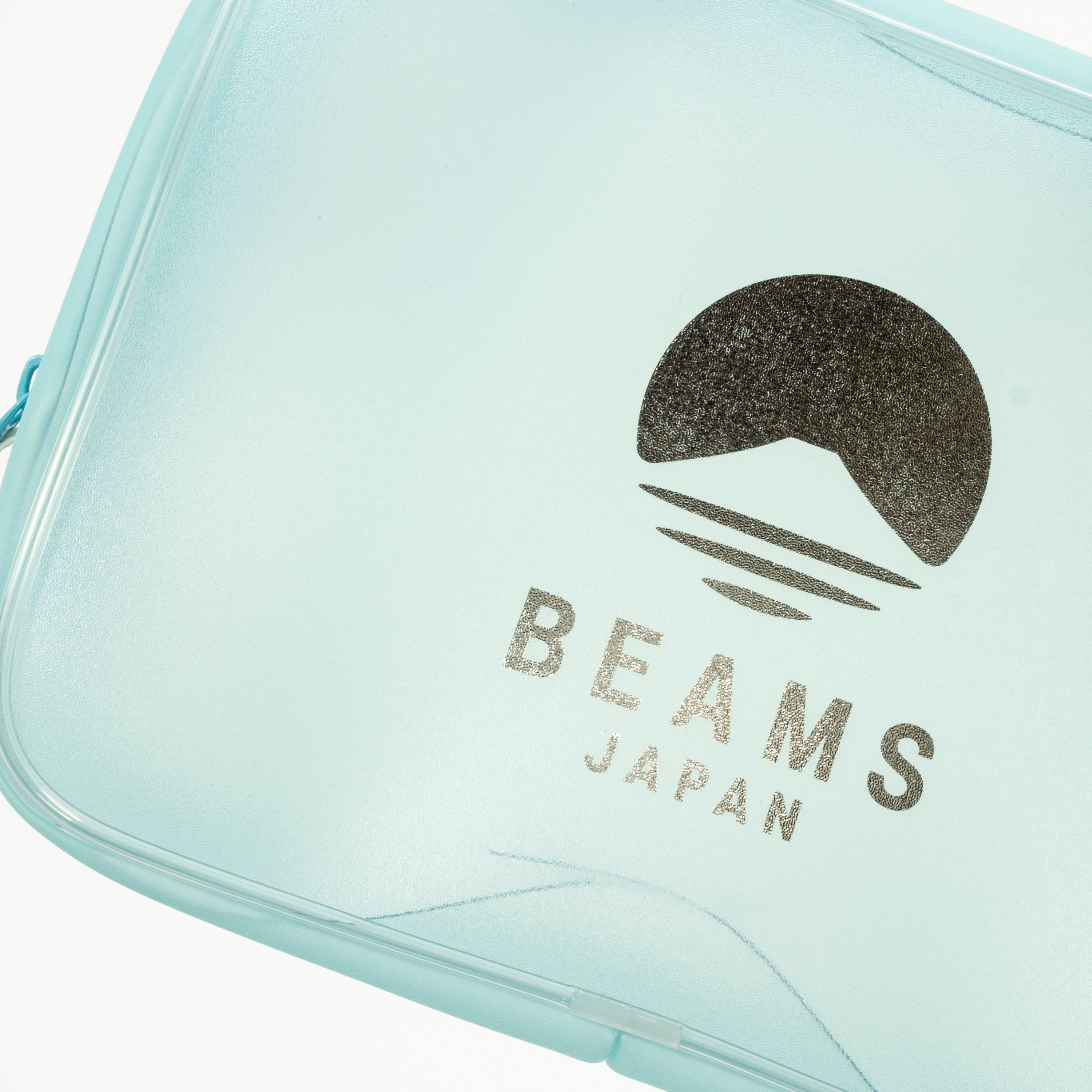 [BEAMS JAPAN x MISTY LAYER] LOGO POUCH L _ BLUE