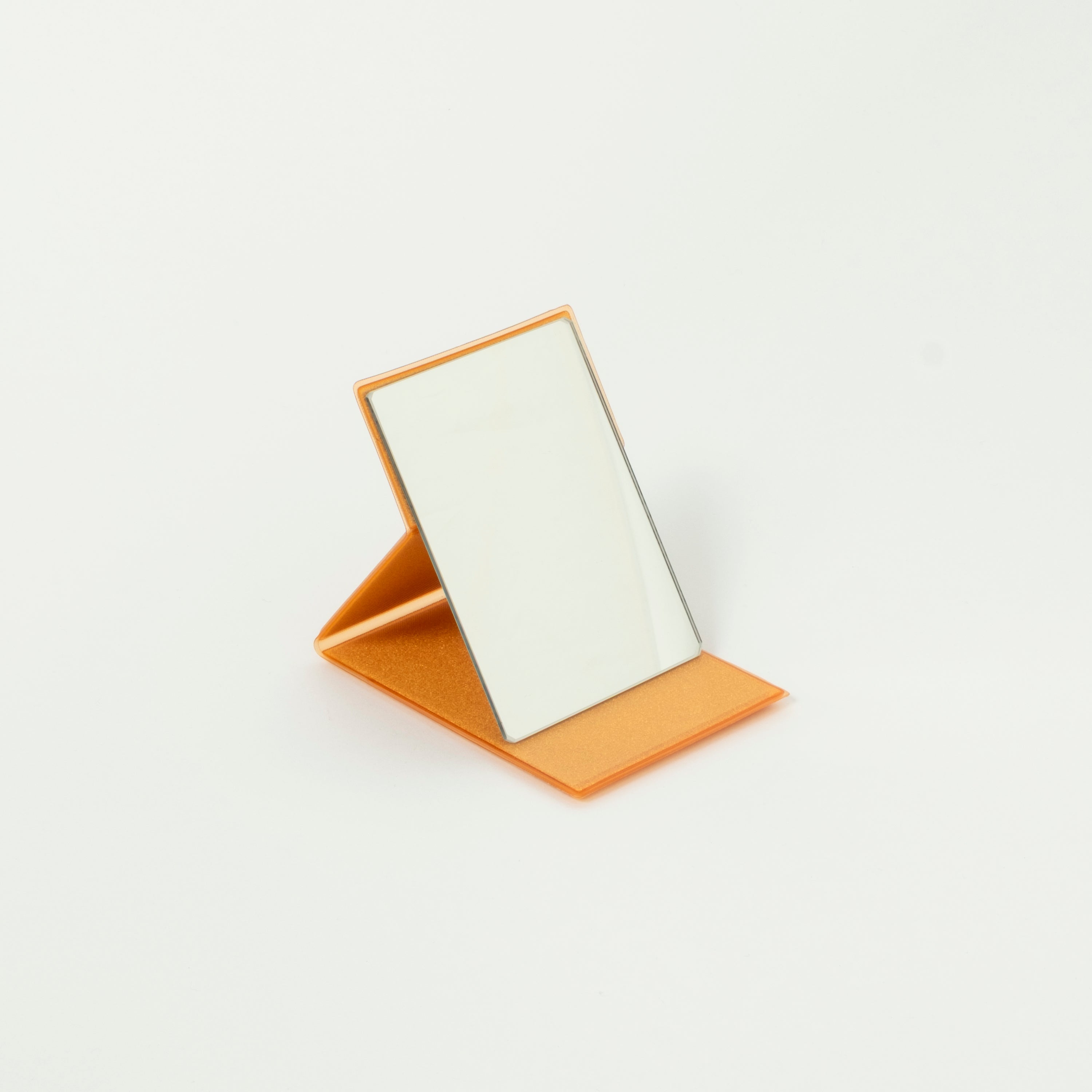 [BEAMS JAPAN x HORIUCHI MIRROR] FOLDING MIRROR _ ORANGE