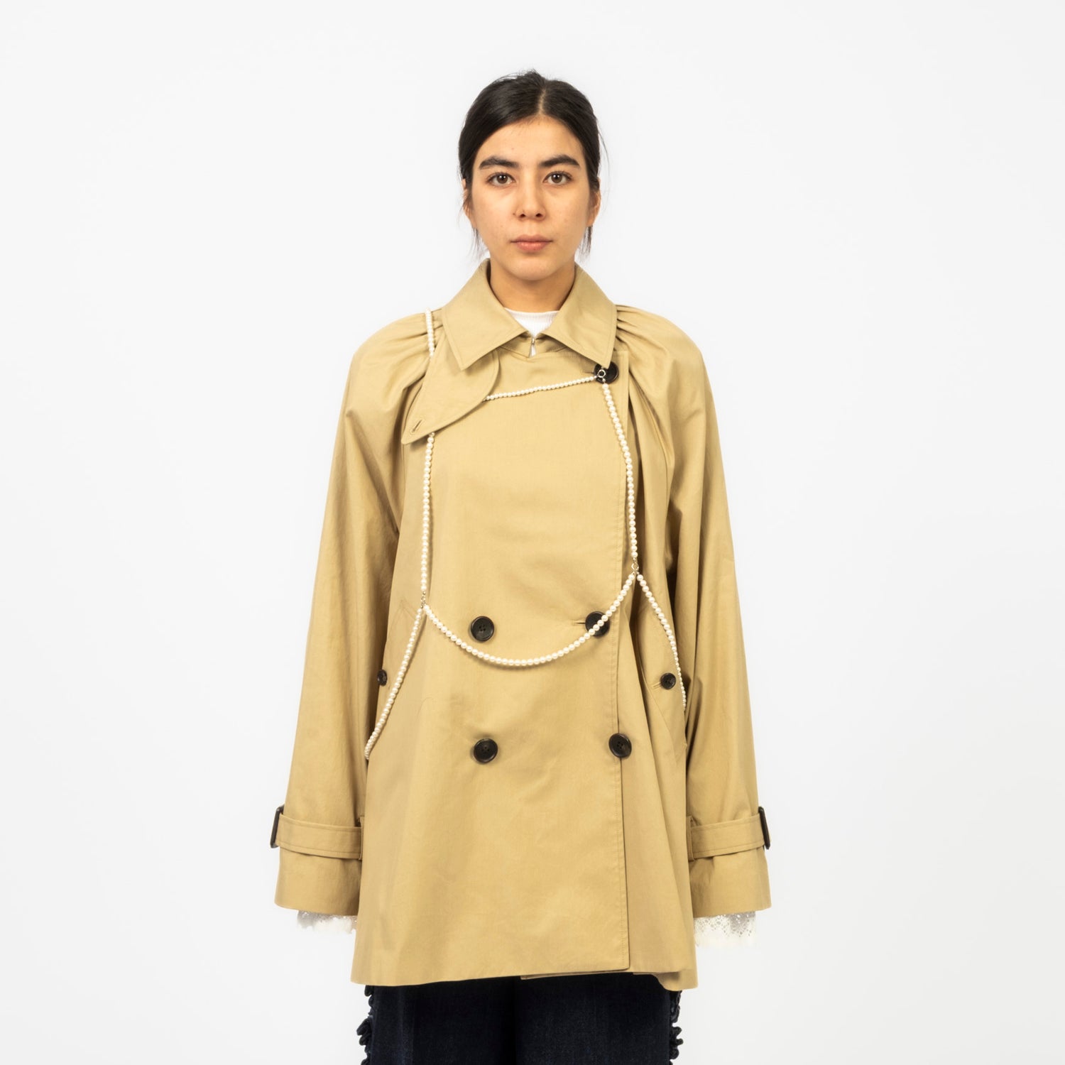 [RHODOLIRION] TRENCH COAT _ KHAKI