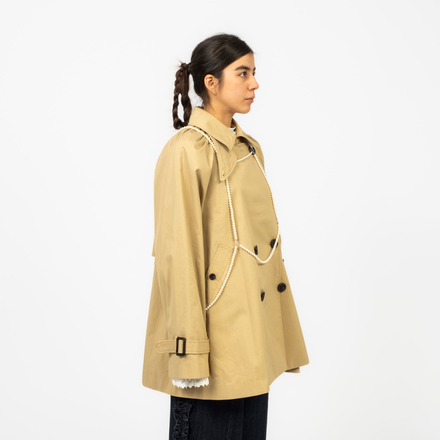 [RHODOLIRION] TRENCH COAT _ KHAKI