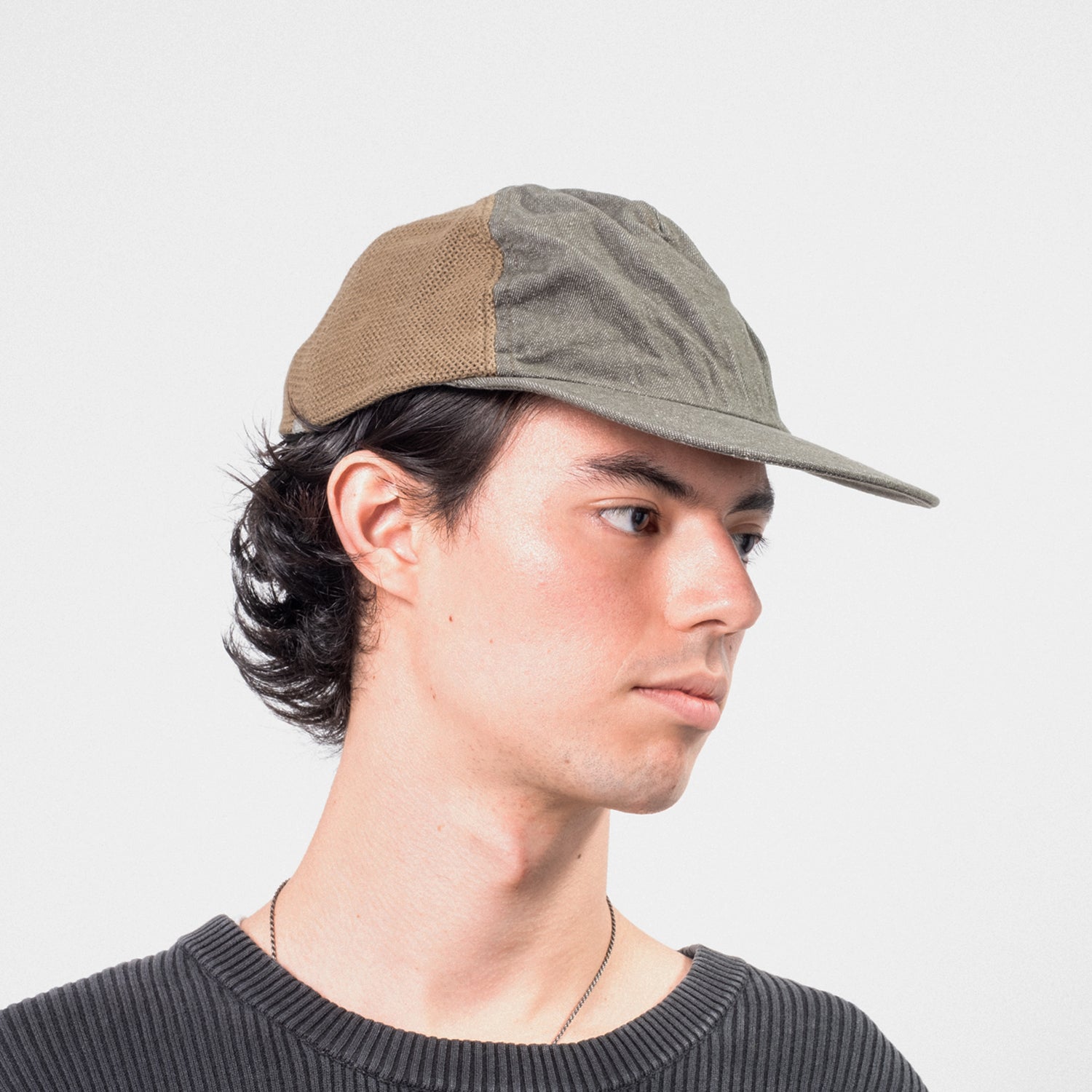 [DECHO] MESH CAP BUCKLE _ OLIVE