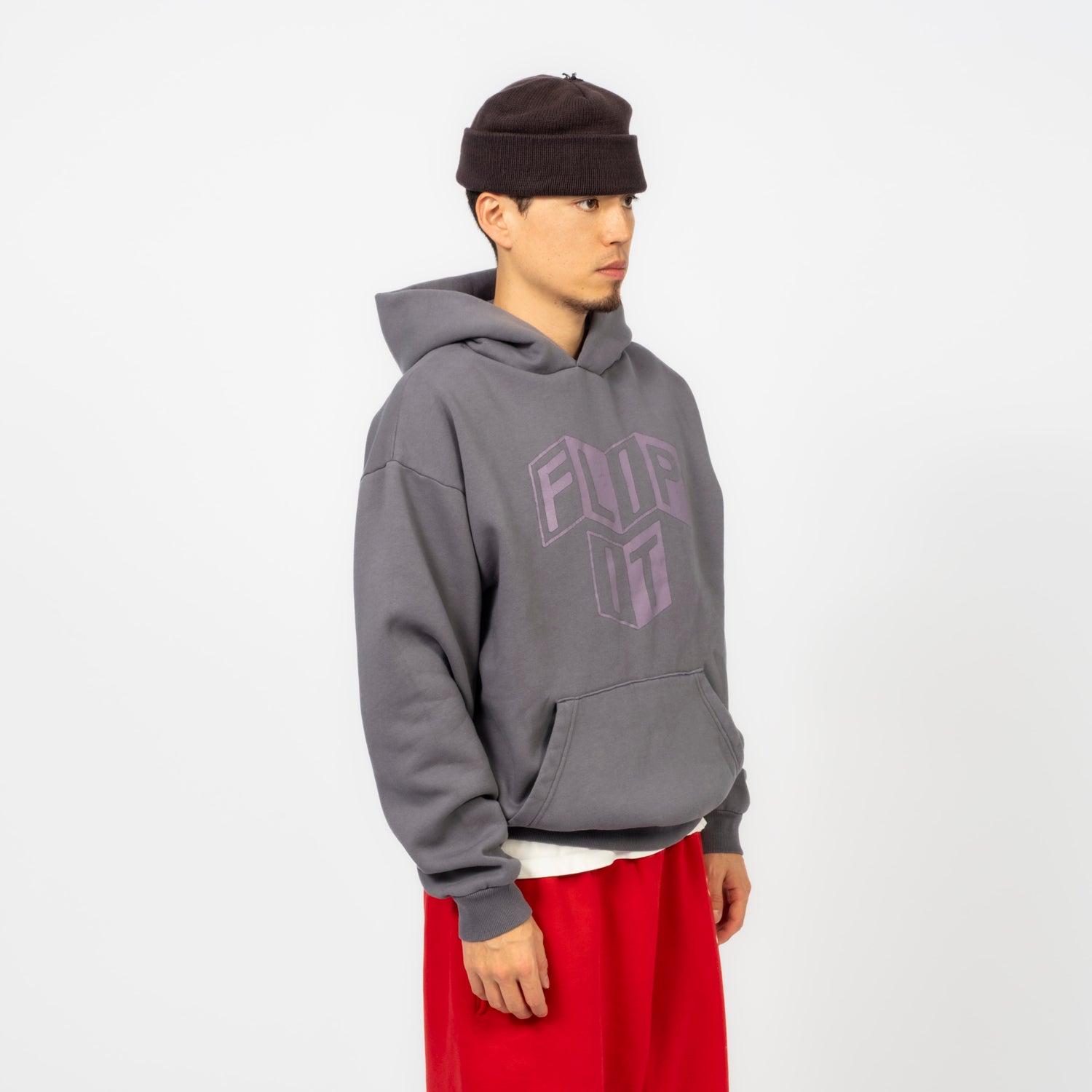 [COLLECT PIECES] FLIP HOODIE _ GREY