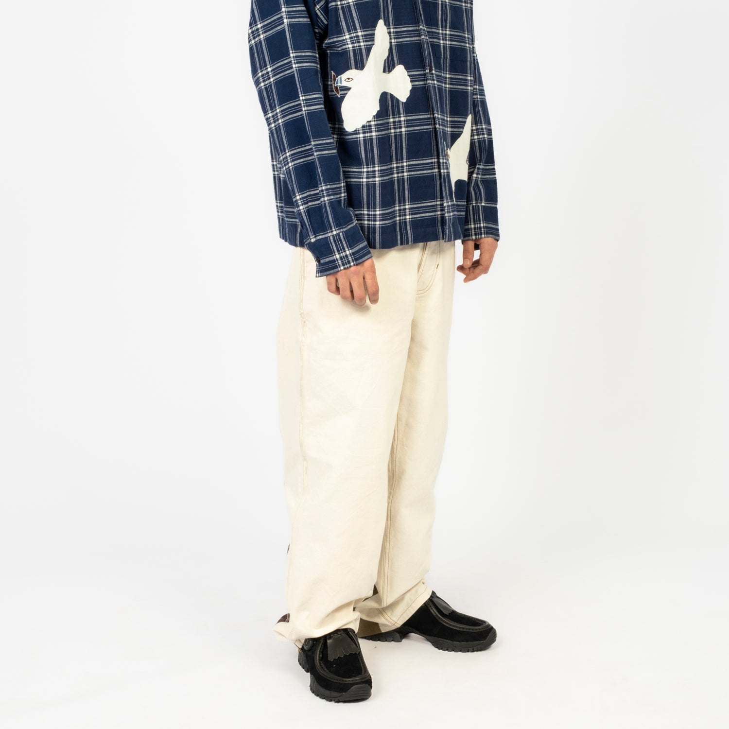 [STORY MFG] POETRY JEANS _ RAINBOW PATCHWORK