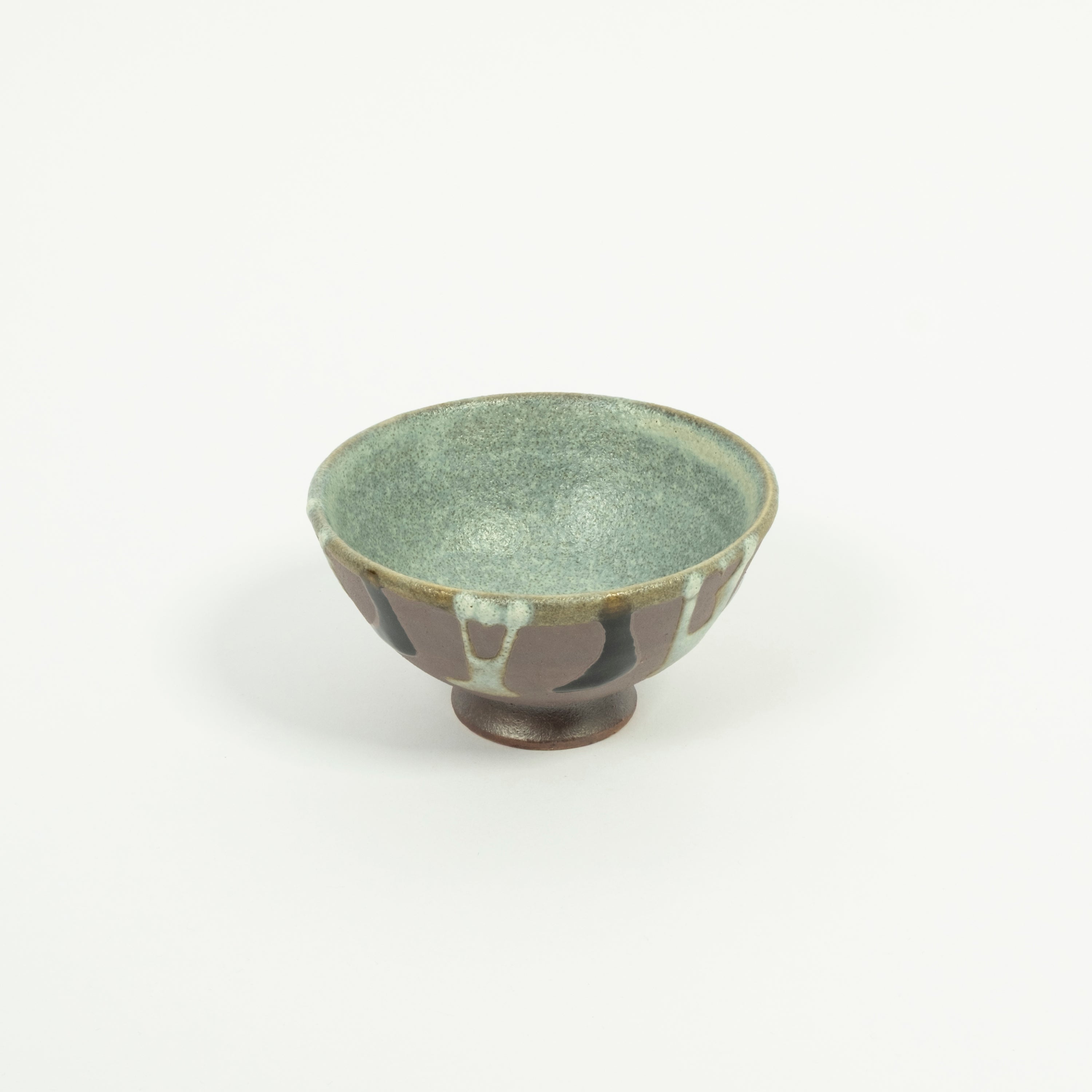 [BEAMS JAPAN x HAMADAGAMA] RICE BOWL _ BLUE/BROWN