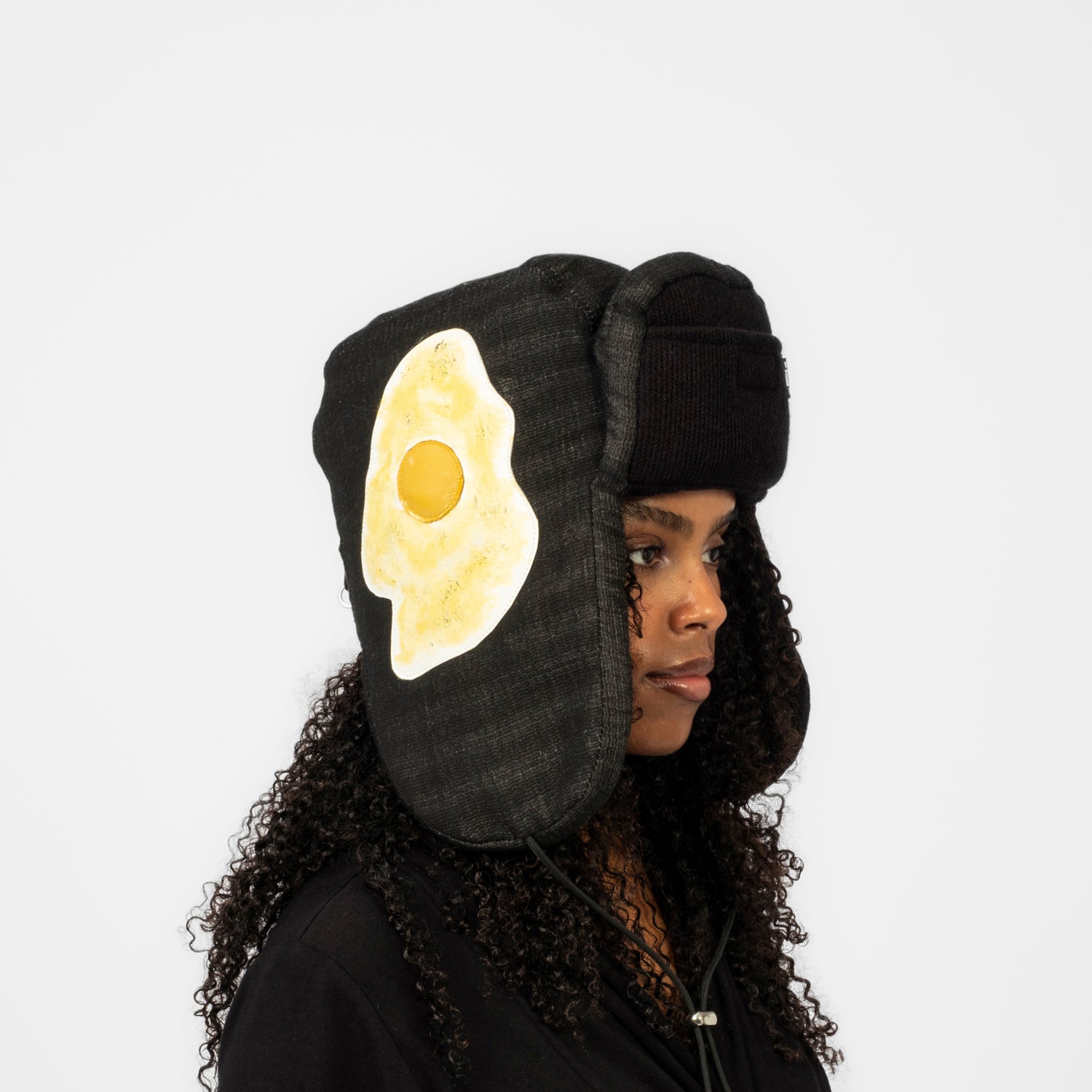 [LEH] 1107 PILOT CAP _ BLACK STRIPE