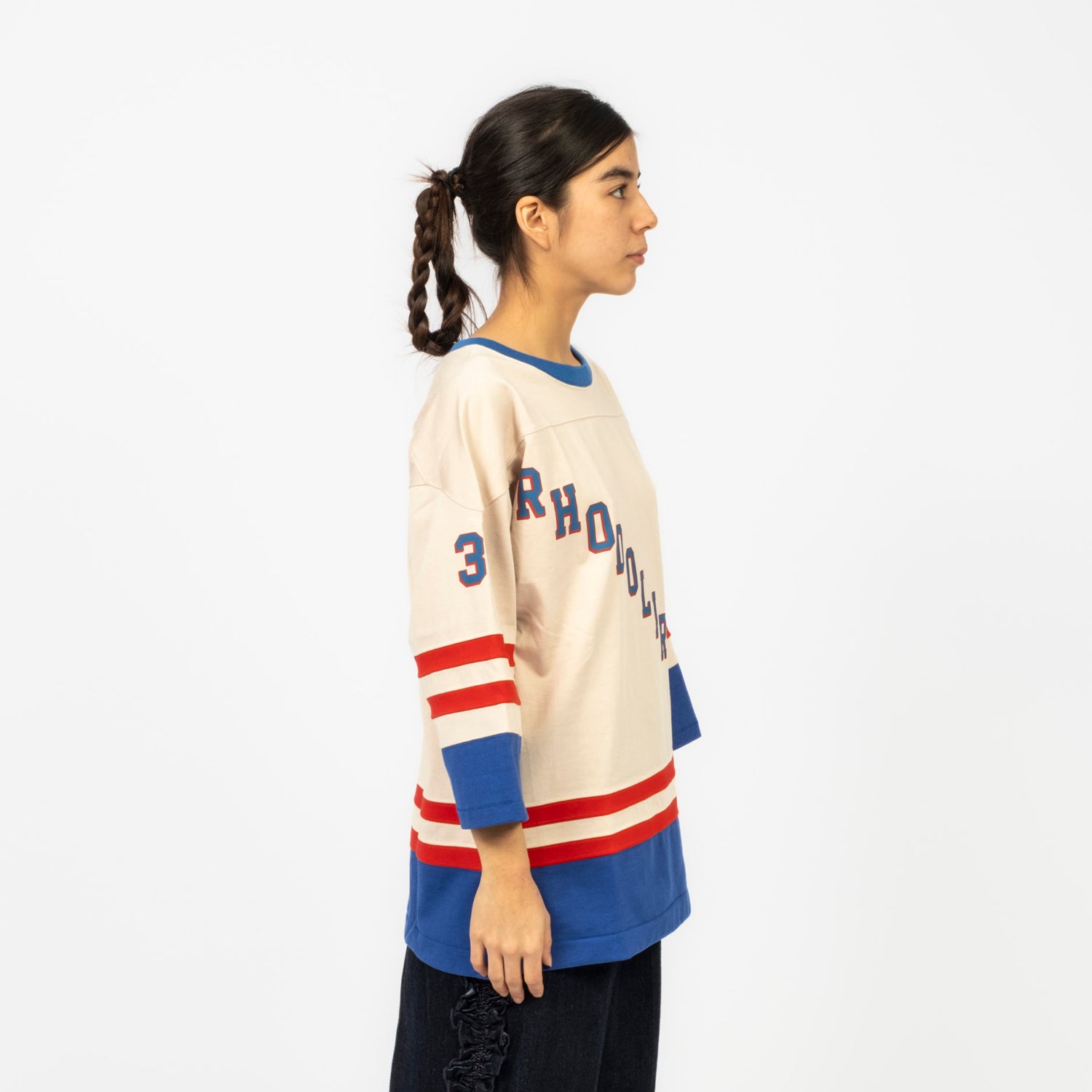 [RHODOLIRION] HOCKEY TEAM JERSEY _ NATURAL