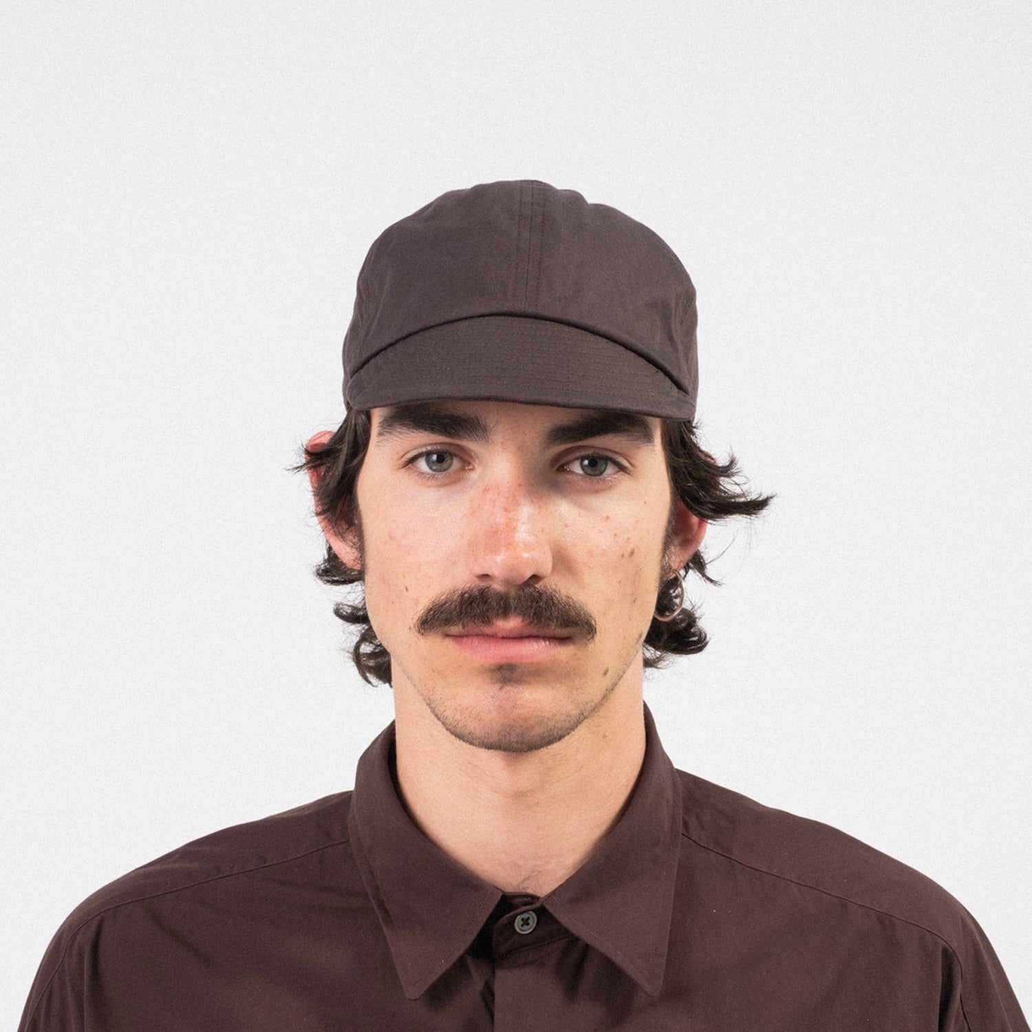 [PORTER CLASSIC] ERNEST GABARDINE CLASSIC BASEBALL CAP _ BROWN