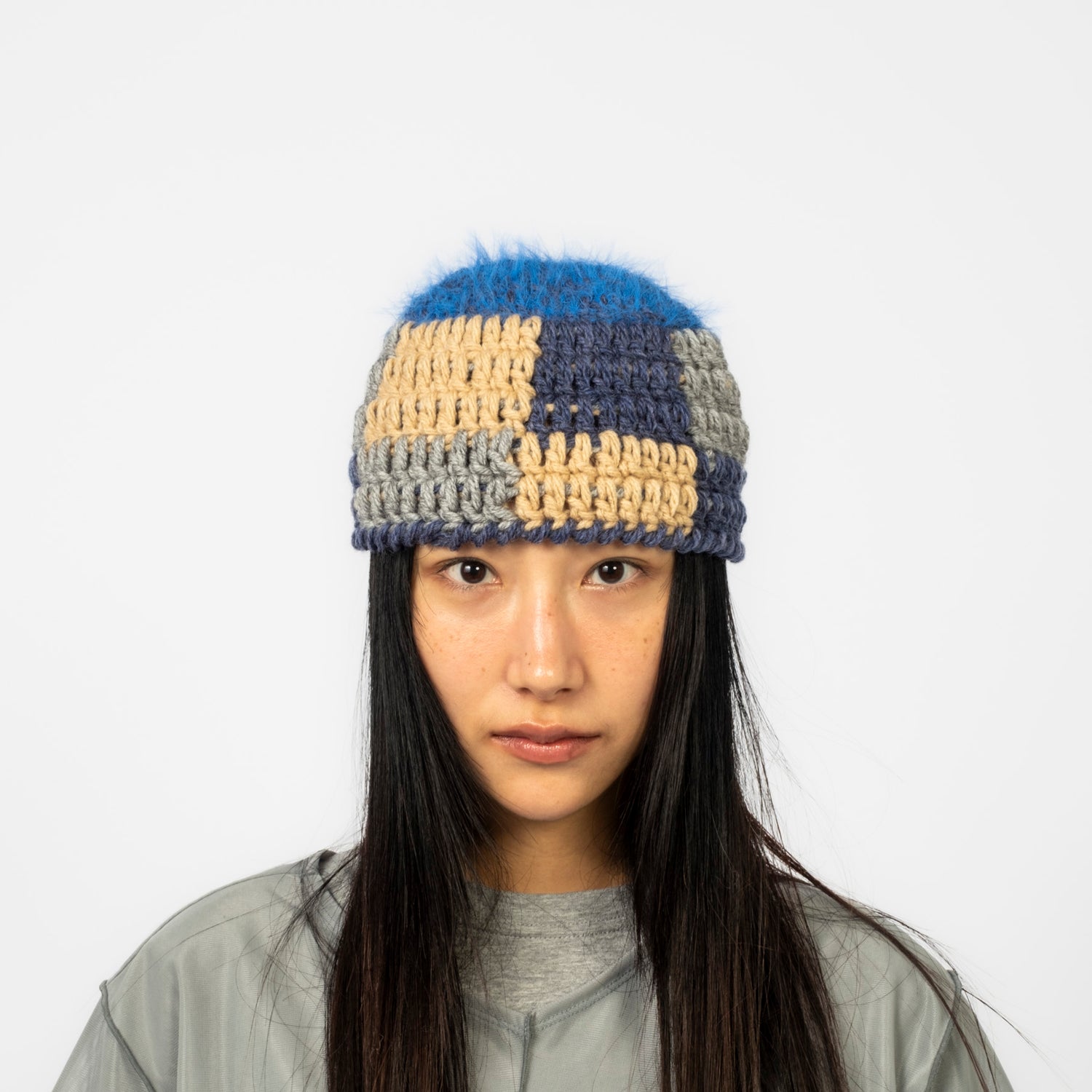 [MISU A BARBE] SEAL SHORT BUCKET _ BLUE
