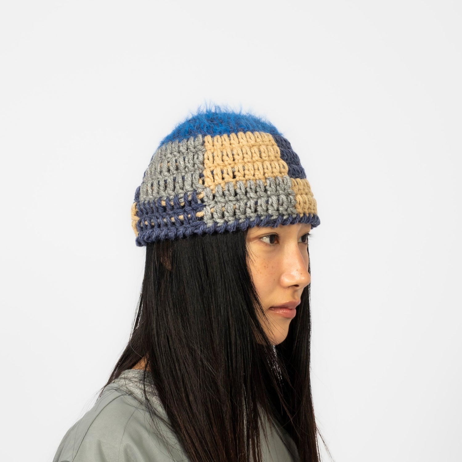 [MISU A BARBE] SEAL SHORT BUCKET _ BLUE