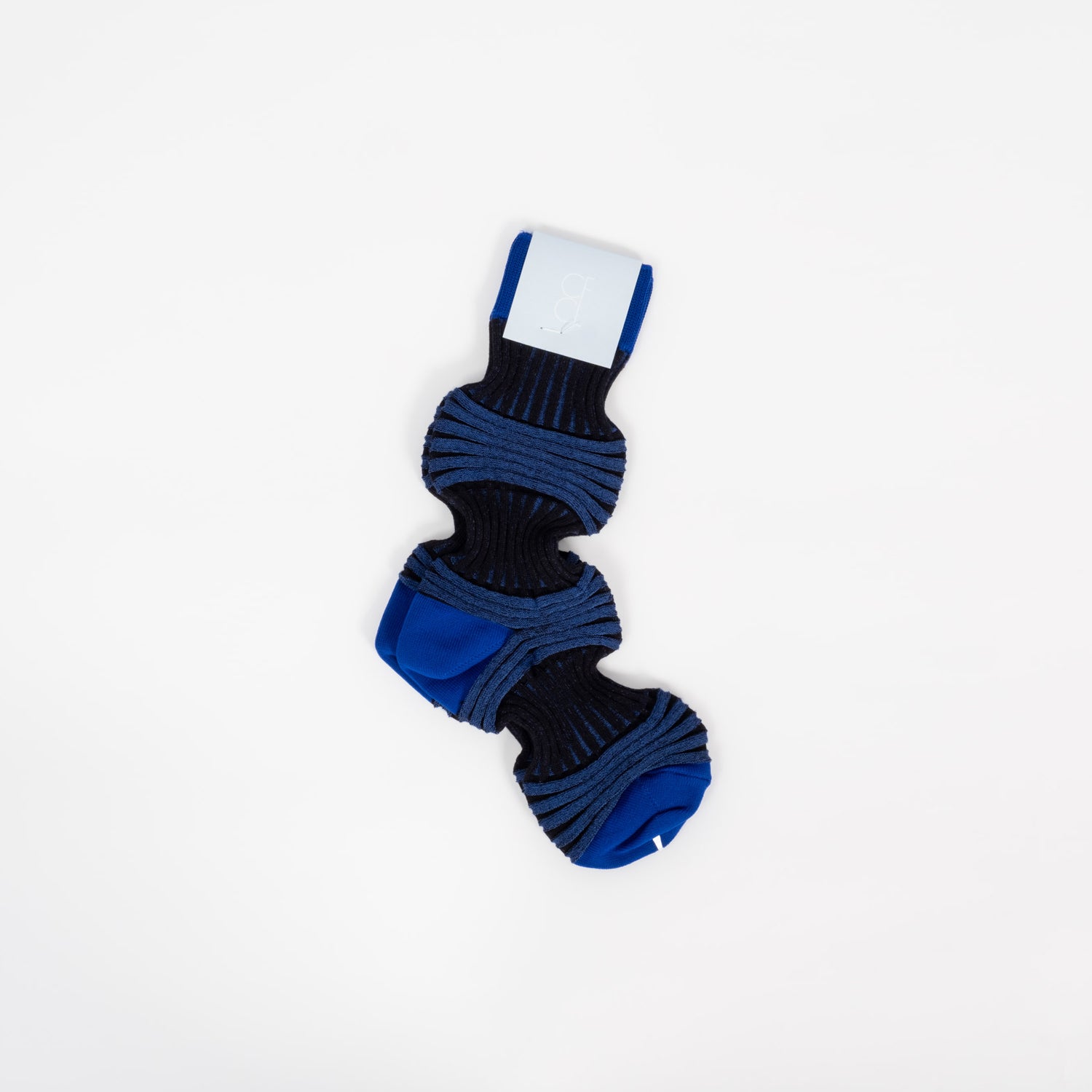 [CFCL] CF010AI013 GARTER RIB SOCKS _ BLUE MULTI