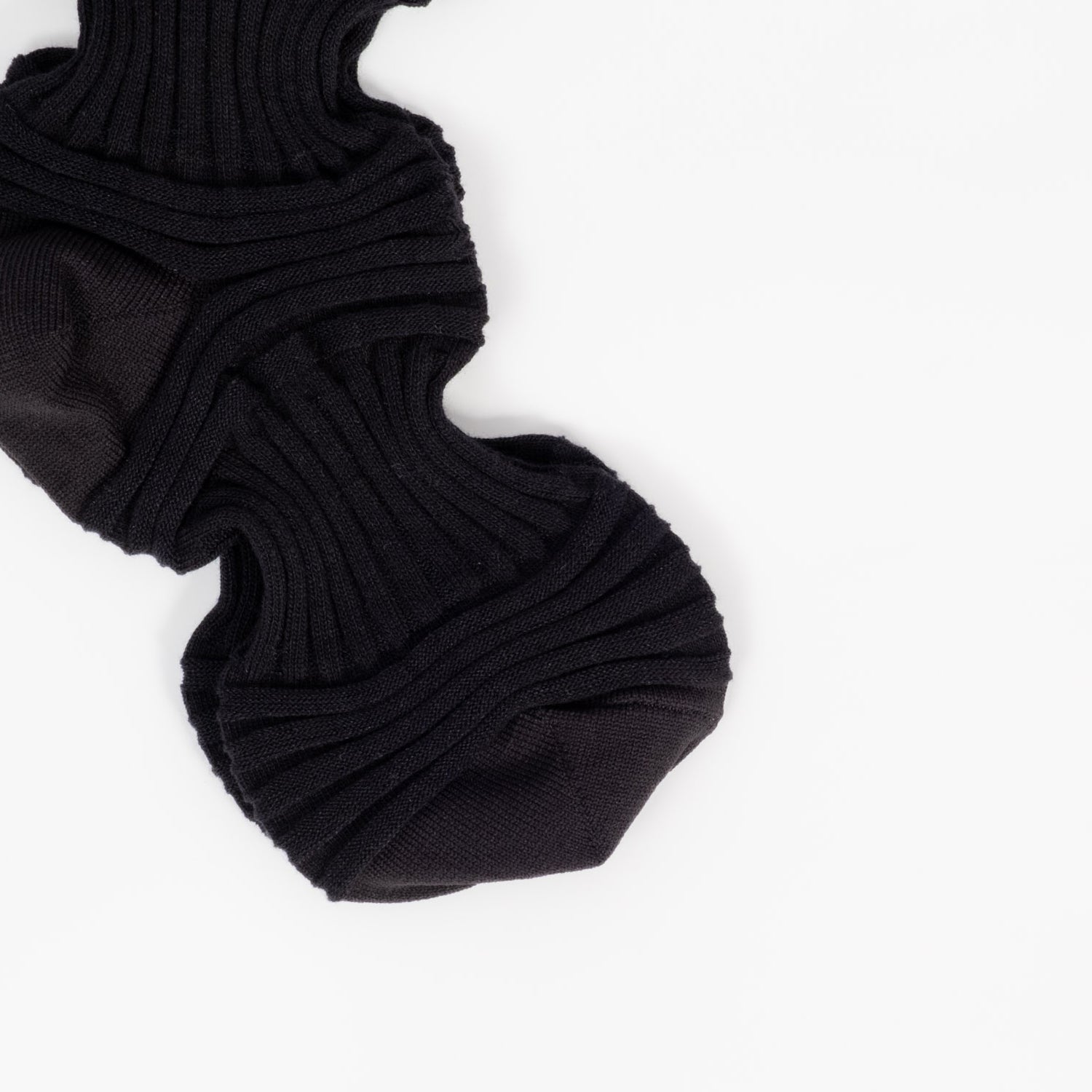 [CFCL] CF000AI022 GARTER RIB SOCKS _ BLACK