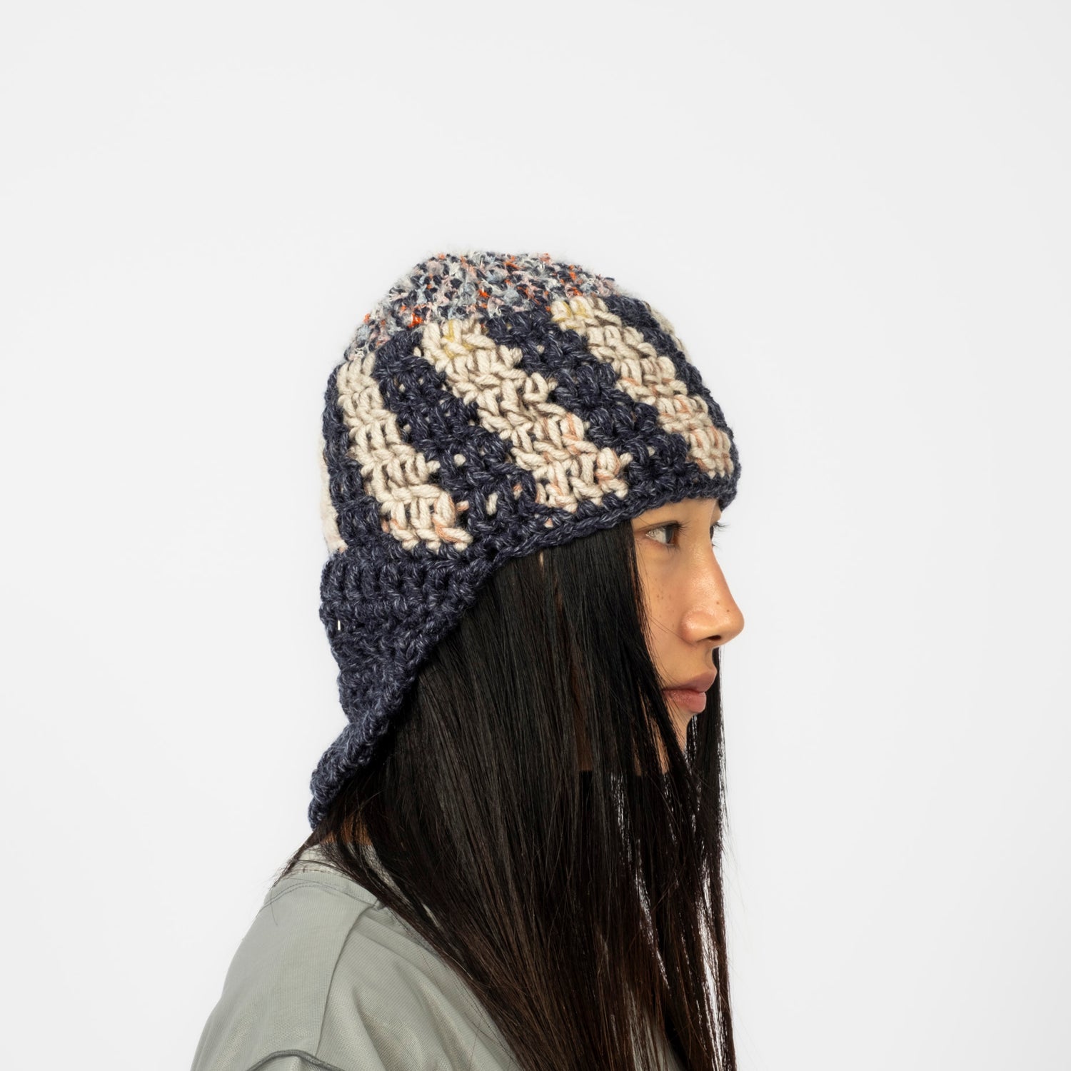 [MISU A BARBE] BANDY HAT _ NAVY