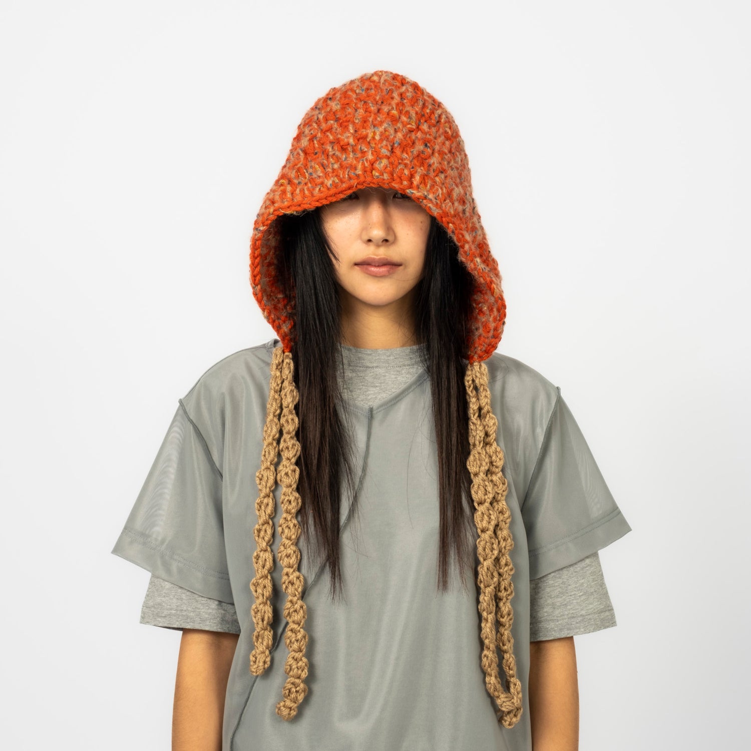 [MISU A BARBE] SKI HOODY _ BROWN