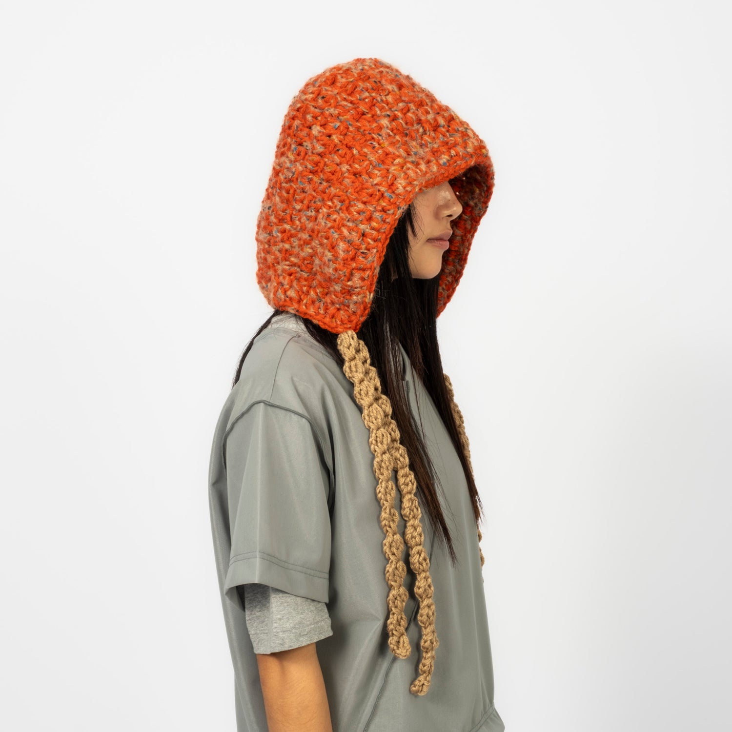 [MISU A BARBE] SKI HOODY _ BROWN