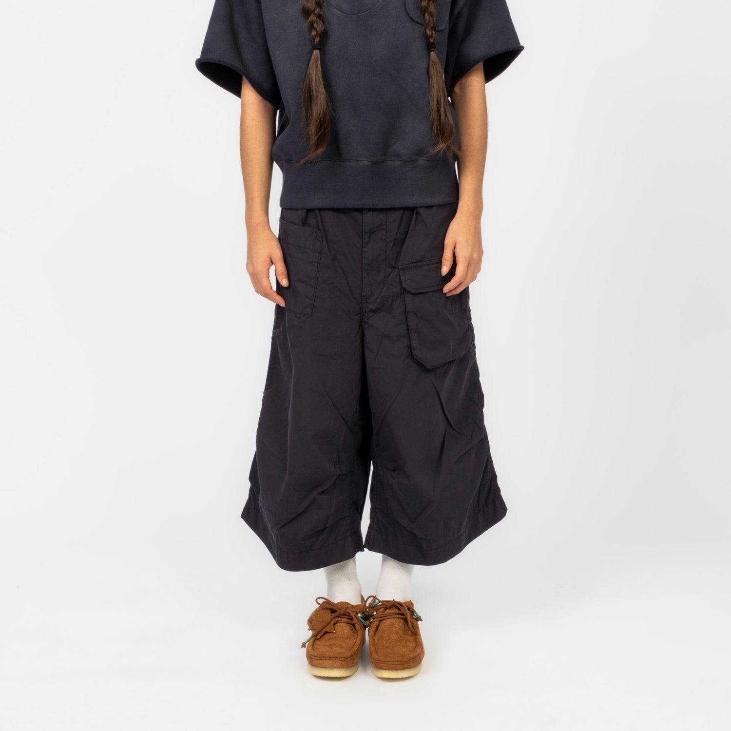 [BEAMS BOY] MILITARY SHORT _ D.NAVY