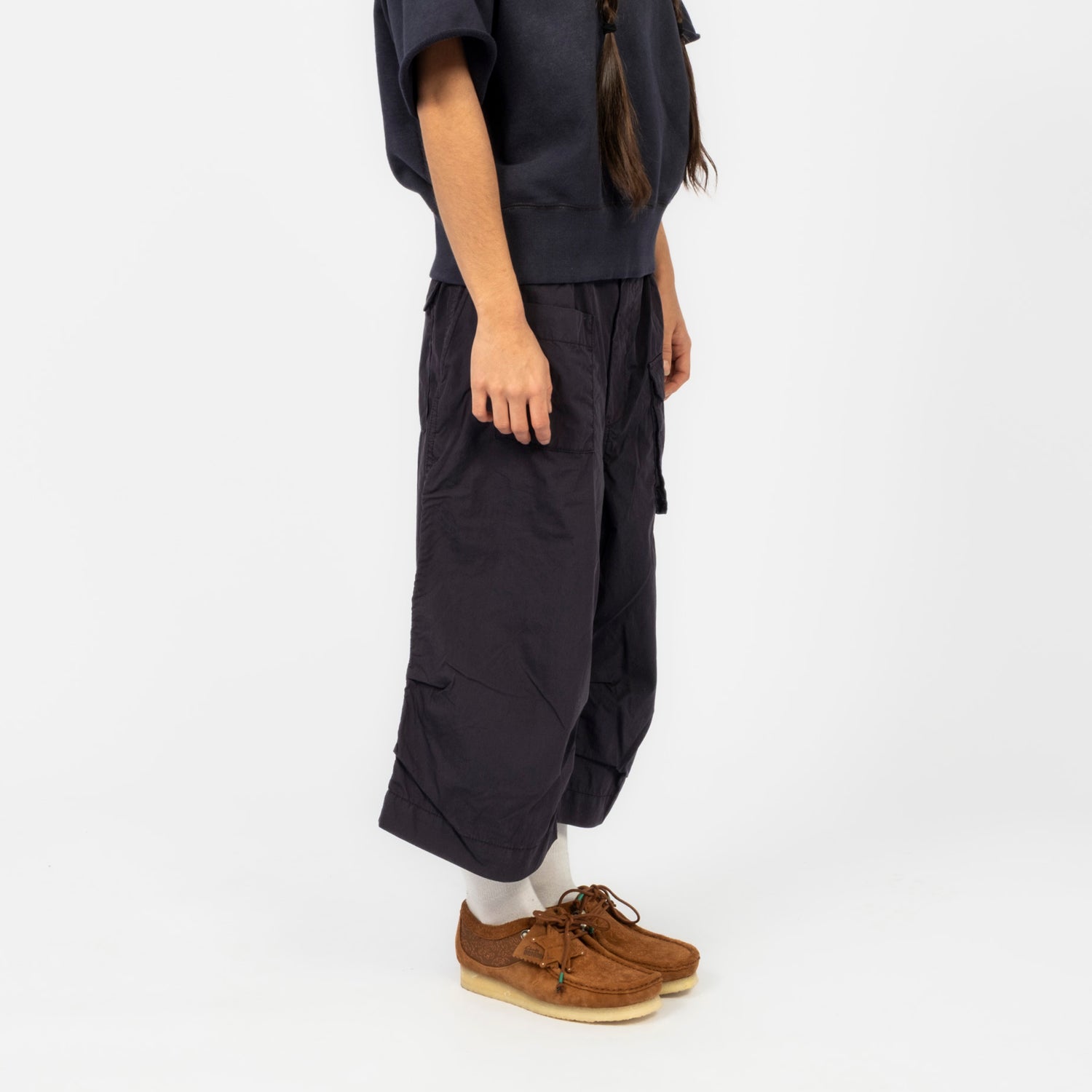 [BEAMS BOY] MILITARY SHORT _ D.NAVY