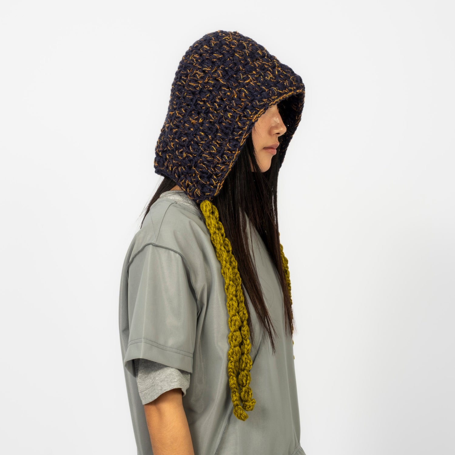 [MISU A BARBE] SEEKER HOODY _ NAVY