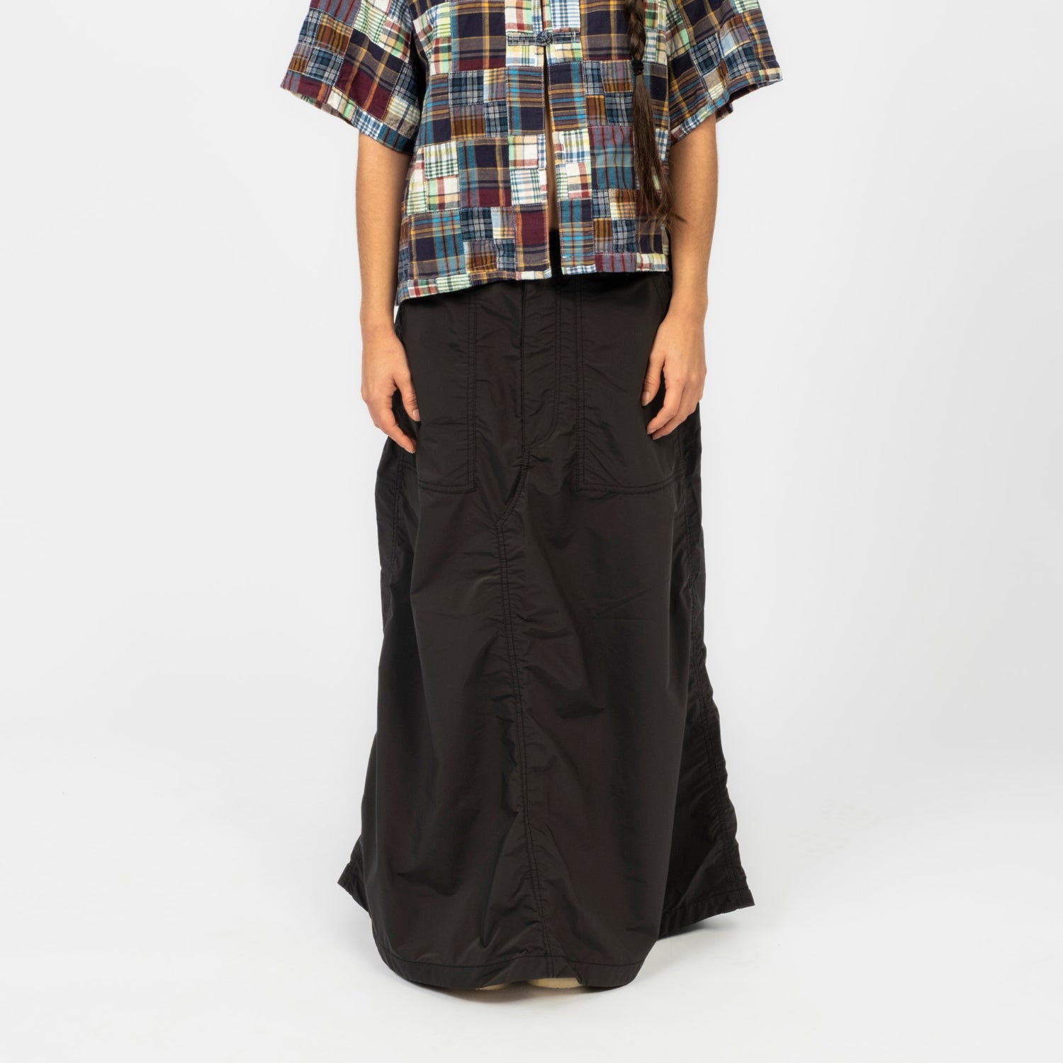 [BEAMS BOY] SOLOTEX BAKER SKIRT _ BLACK