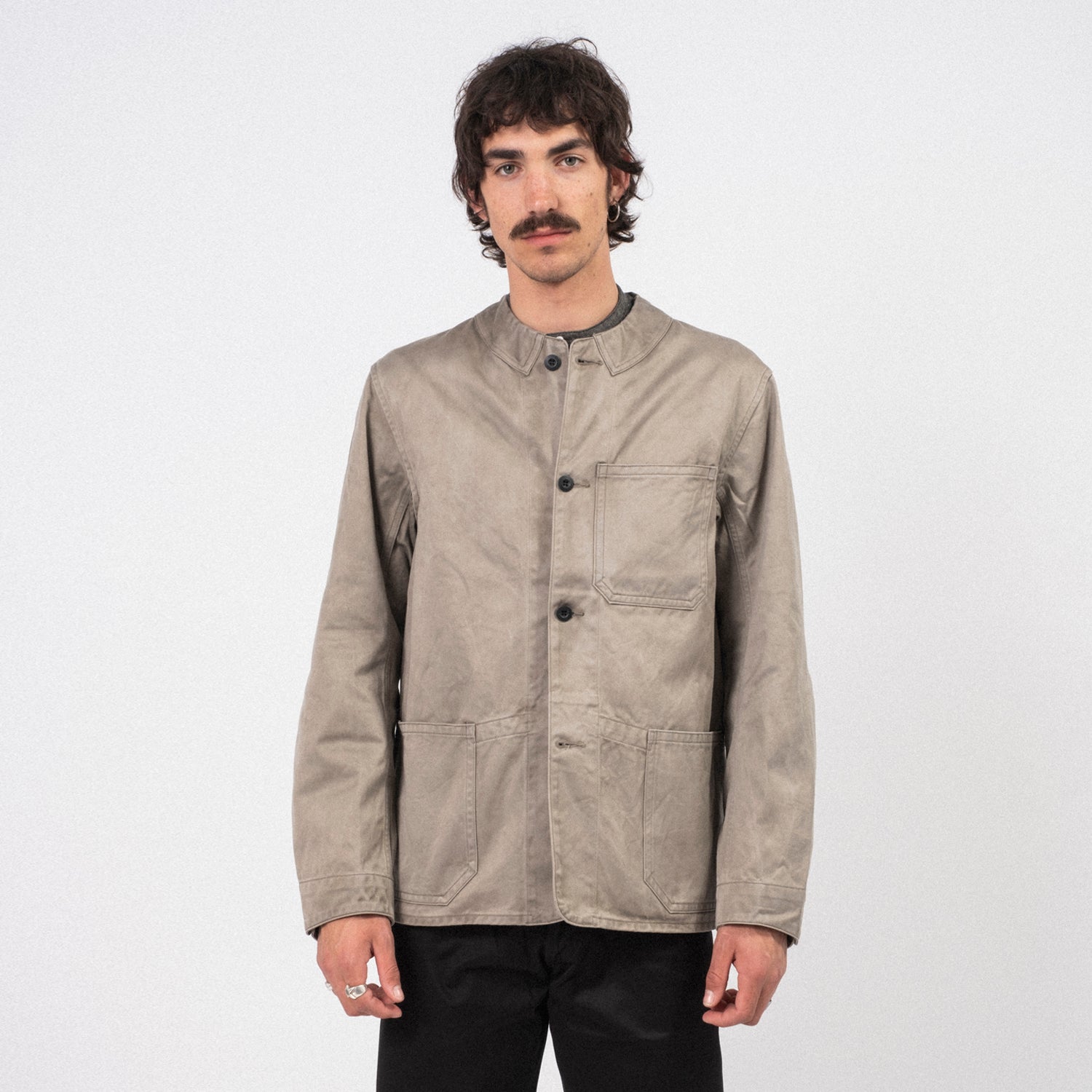 [T.T] LOT.315 RAILROAD JACKET _ LOGWOOD DYED GRAY