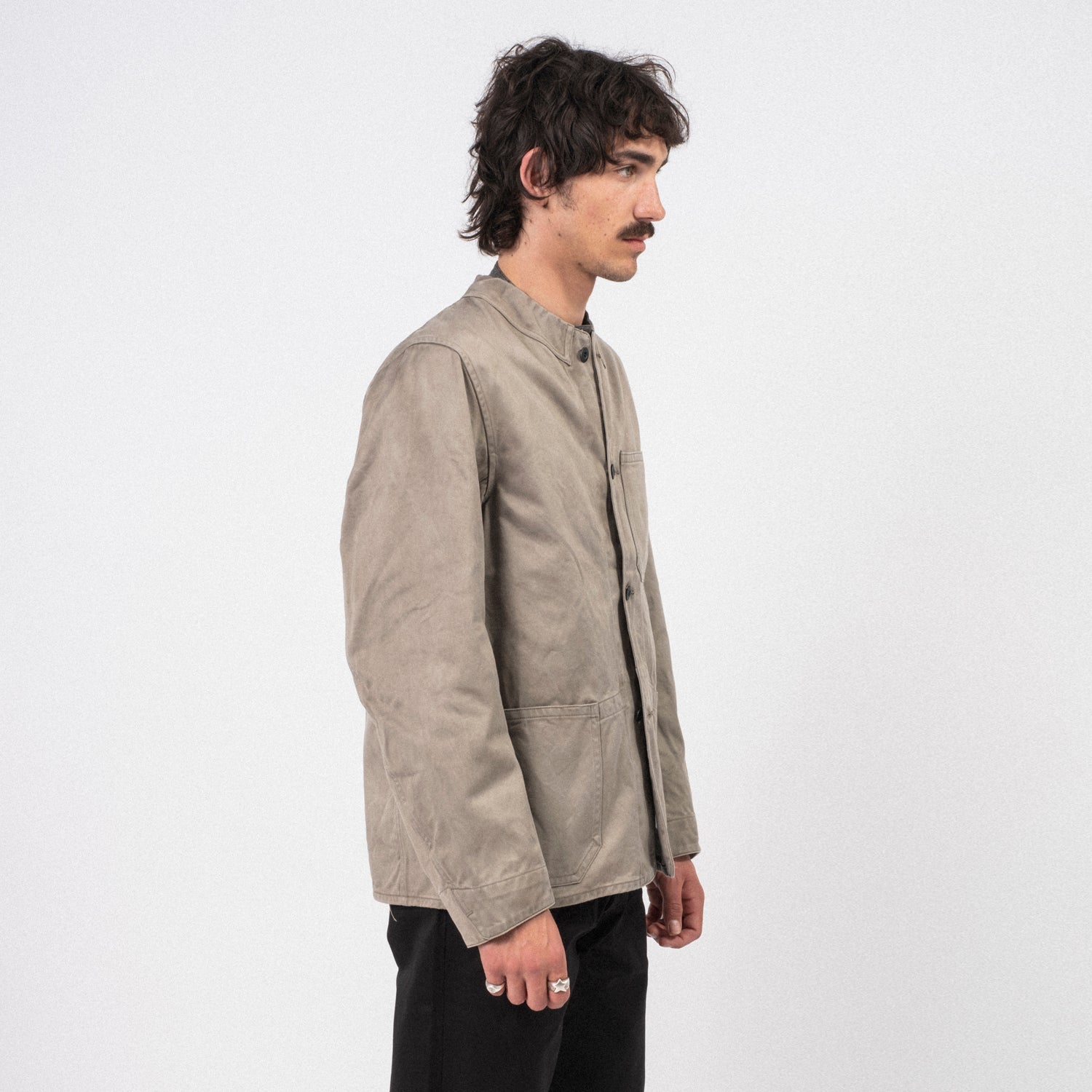 [T.T] LOT.315 RAILROAD JACKET _ LOGWOOD DYED GRAY