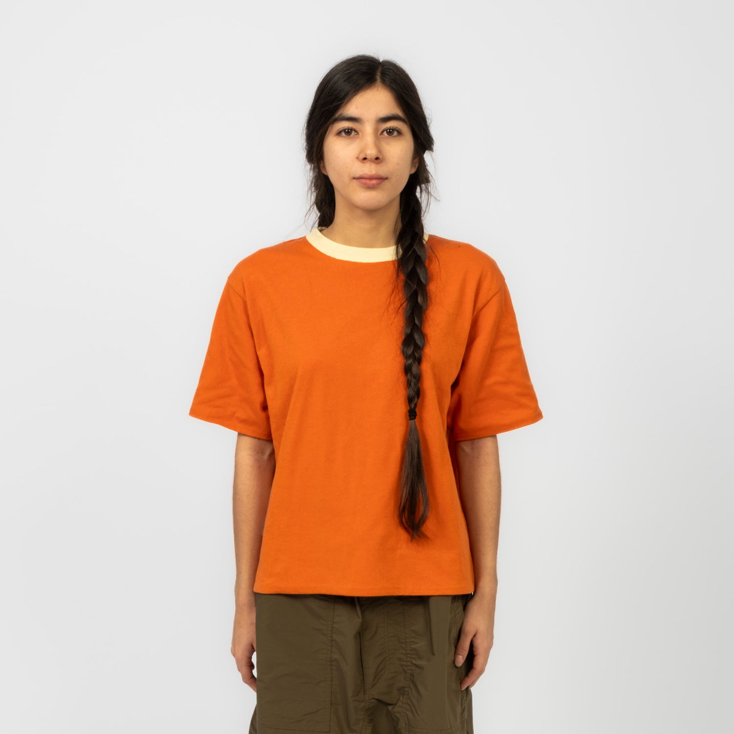 [BEAMS BOY] REVERSIBLE SHORT SLEEVE _ YELLOW