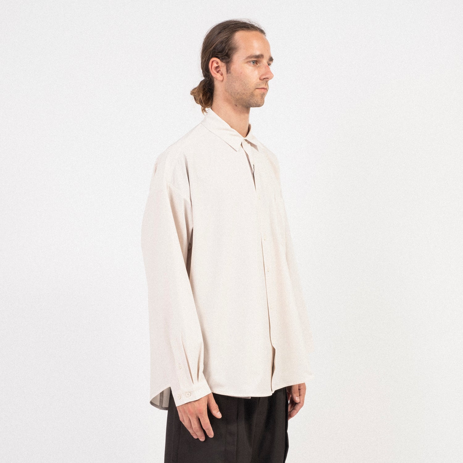 [GOOPiMADE x AES] “G.A.T-01S” D-LAYER RECONSTRUCT SHIRT _ WHITE