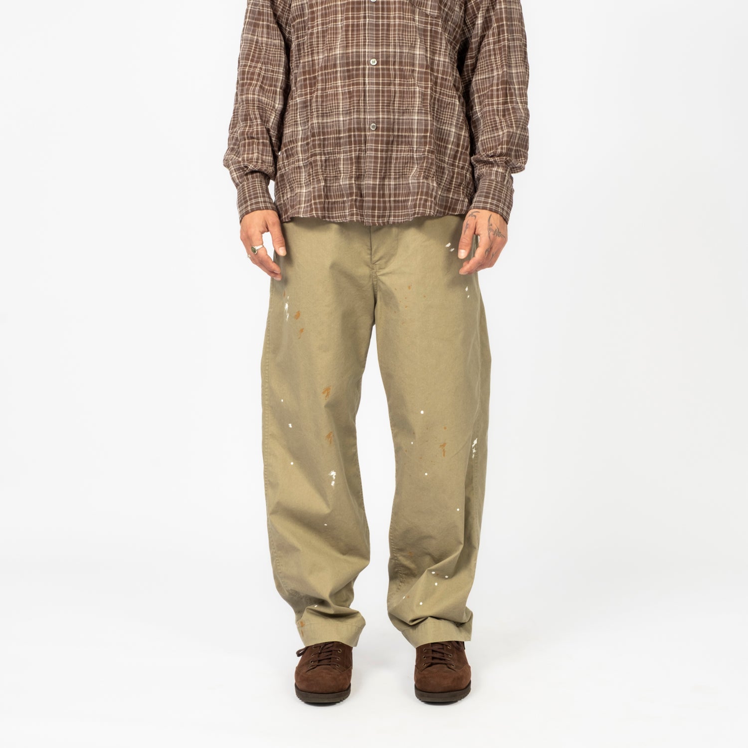 [KUNI] VINTAGE CHINO _ OLIVE