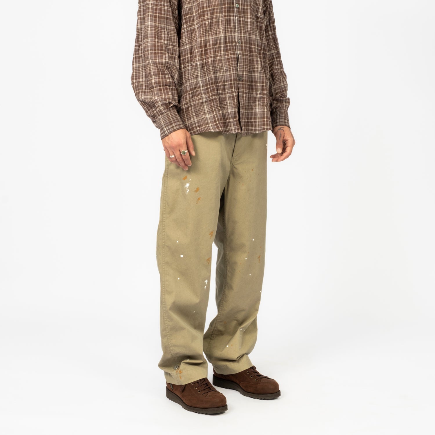 [KUNI] VINTAGE CHINO _ OLIVE