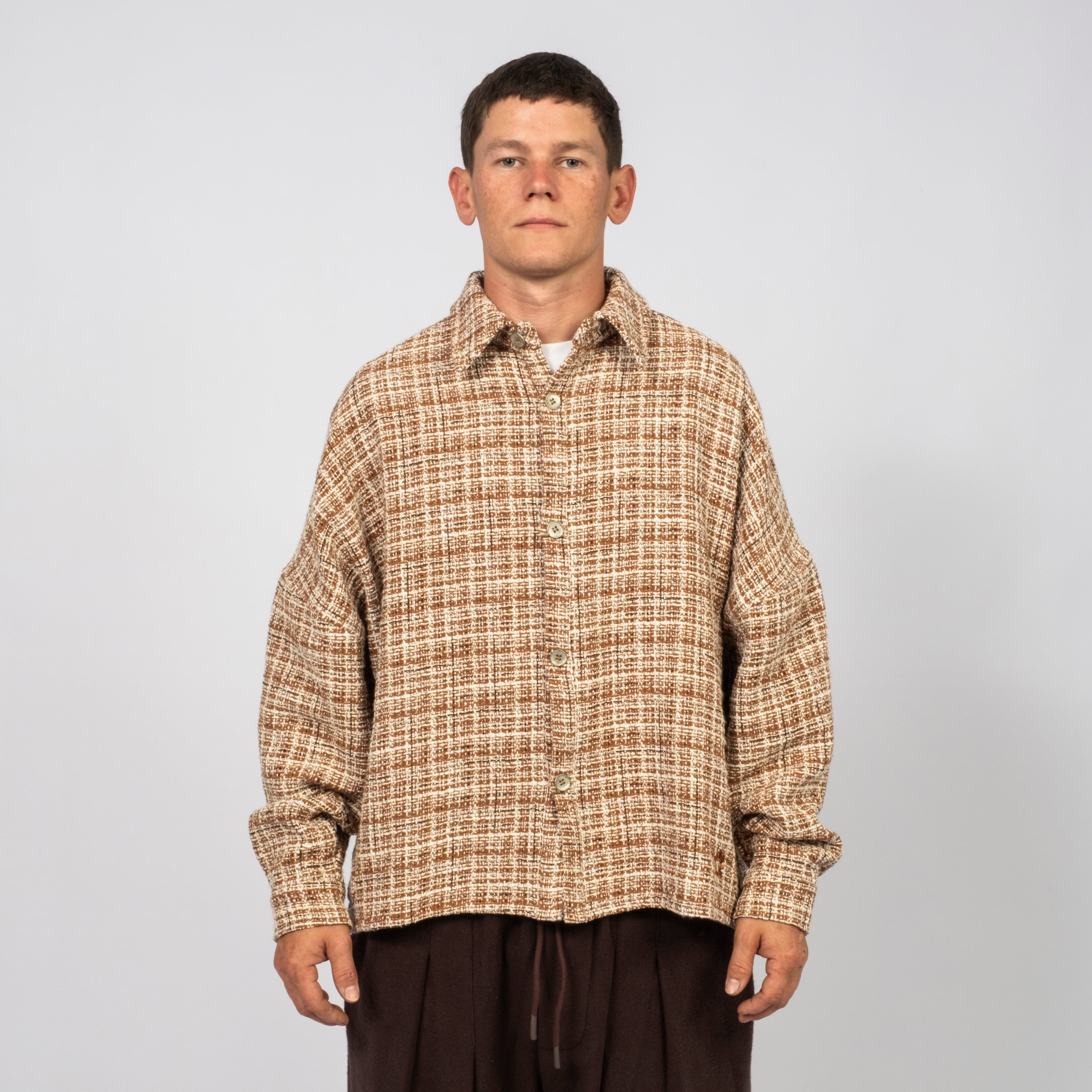 [GANDER] DEANS SHIRT _ CINAMMON
