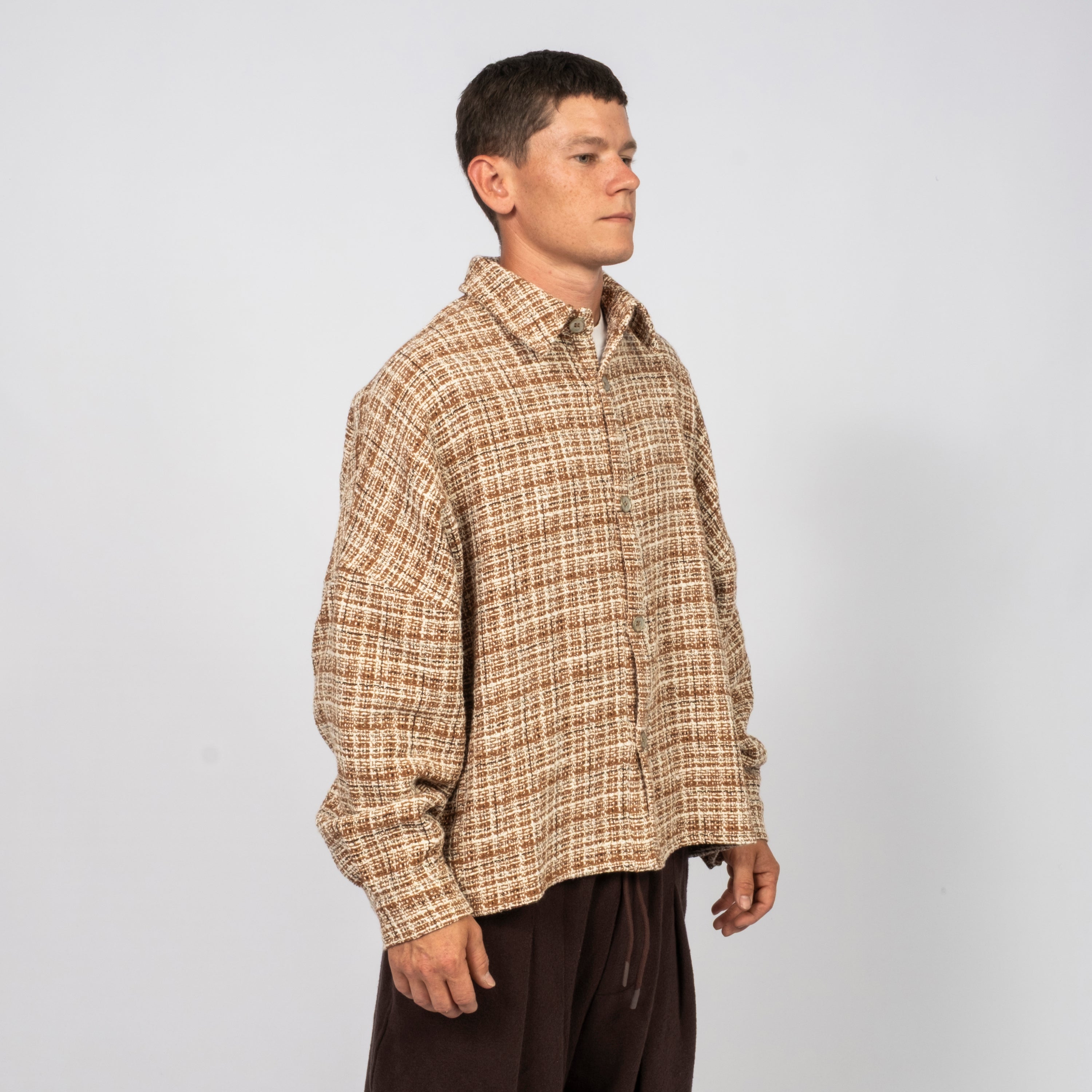 [GANDER] DEANS SHIRT _ CINAMMON