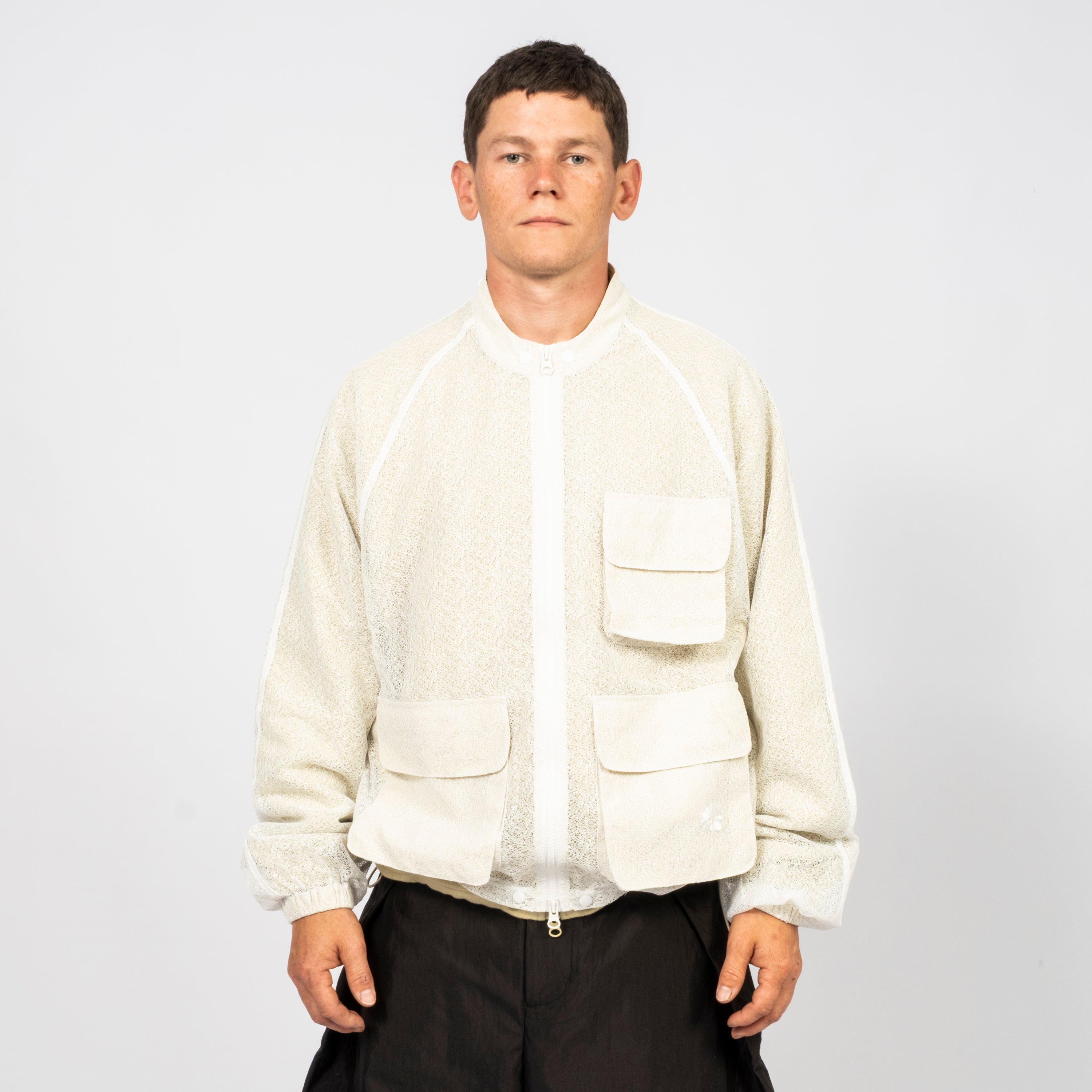 [GANDER] CASTLE JACKET 2IN1 MESH _ WHITE/GREEN