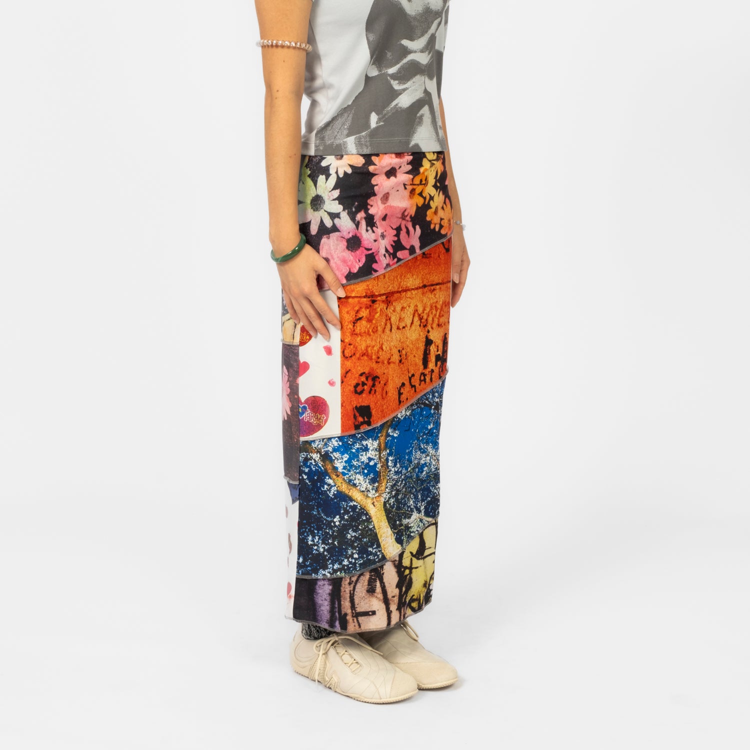 [PAM] PHOTO SPIRAL SKIRT JOSHUA GORDON